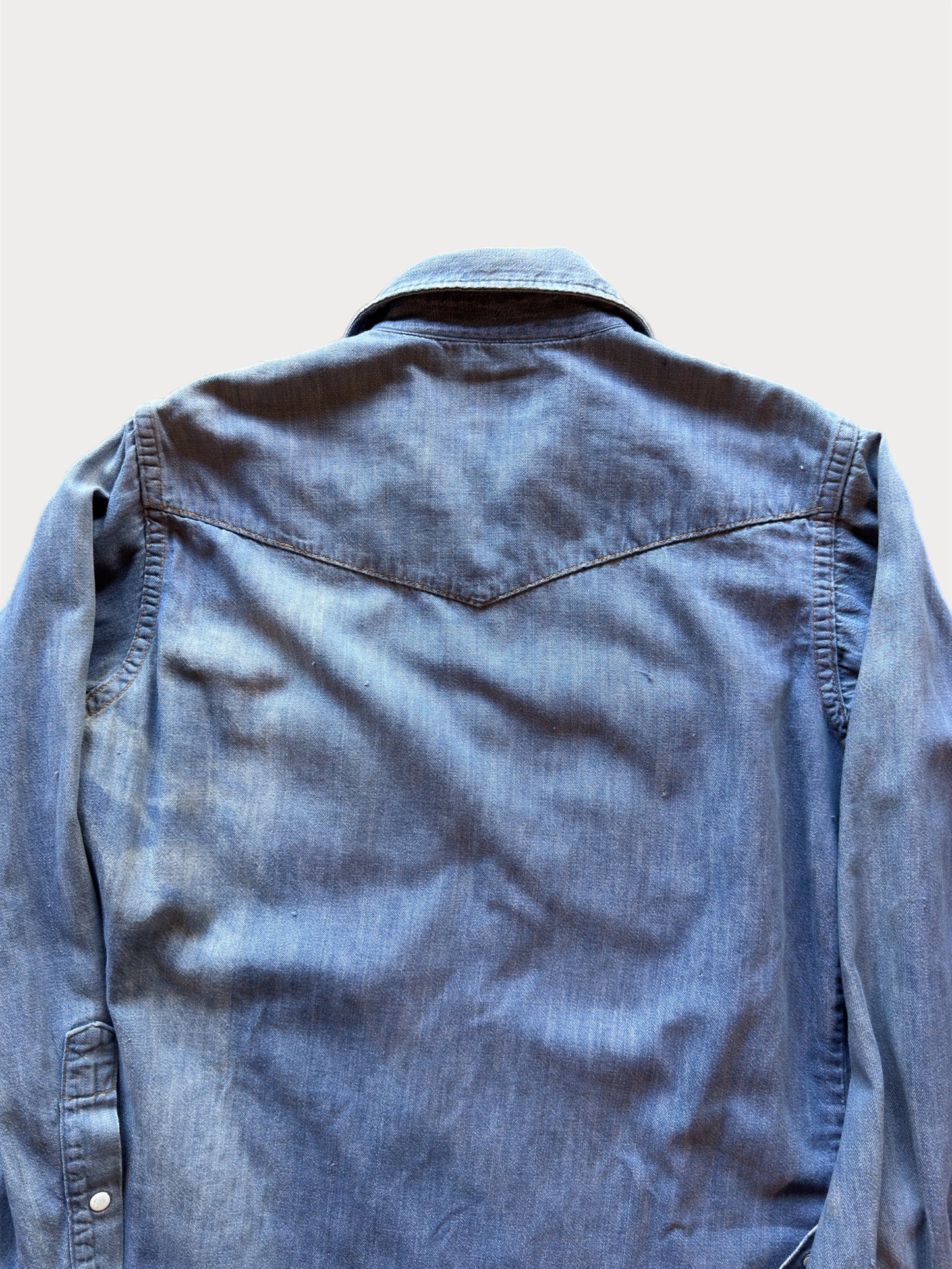 1960s/70s Genuine Roebucks Pearl Snap Denim shirt