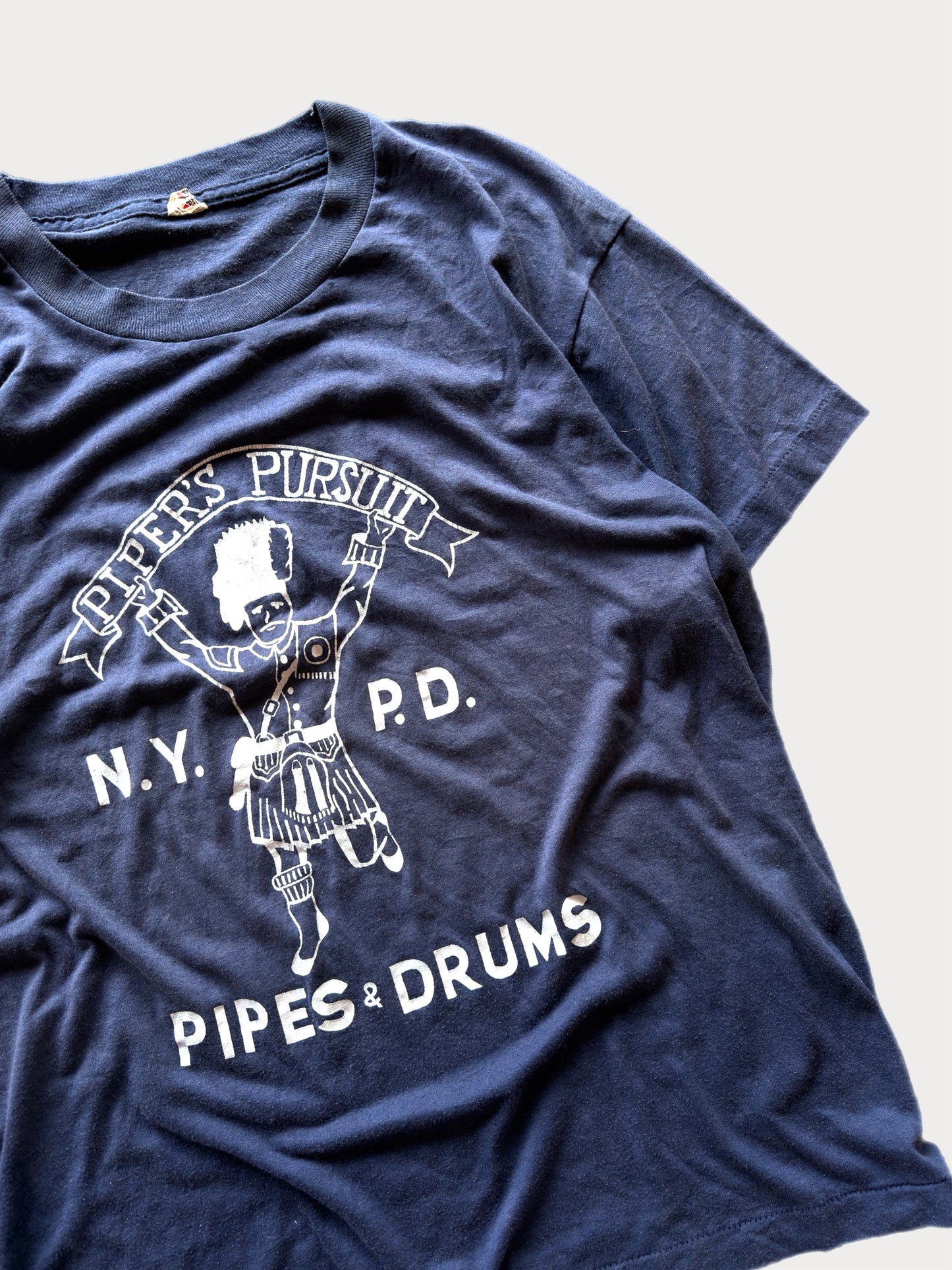 1980s N.Y.P.D Pipes & Drums tee