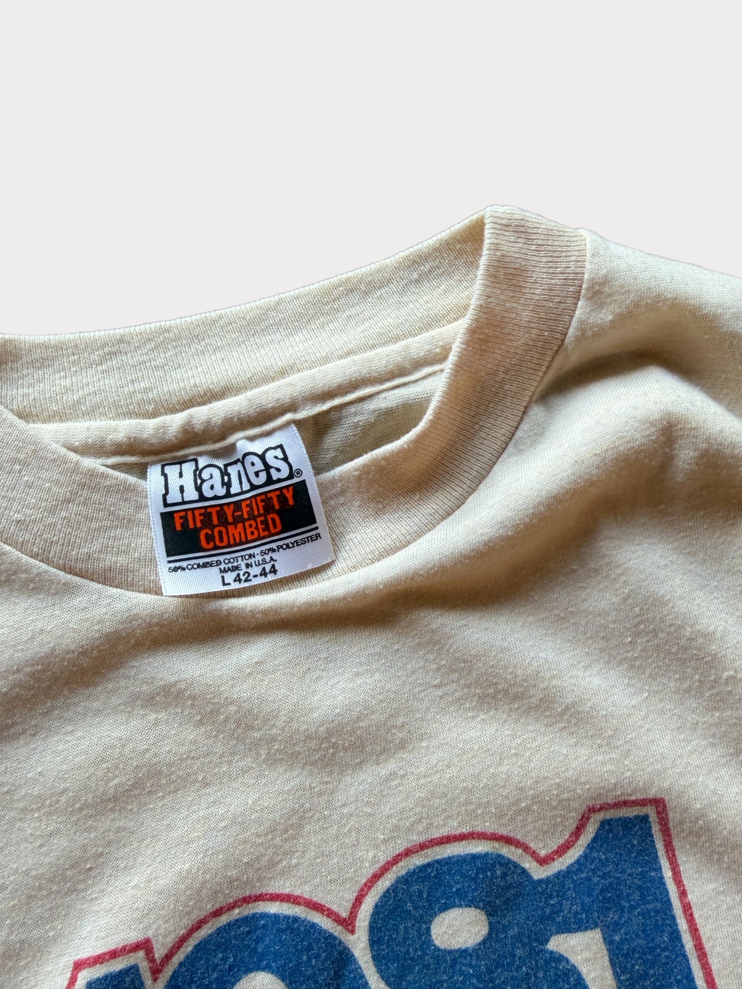 1981 Cancelled Hall of Fame Game tee
