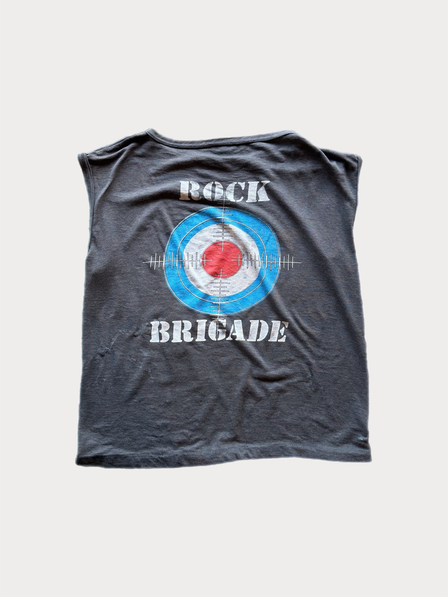 1980s Def Leppard Rock Brigade Cut Off tee