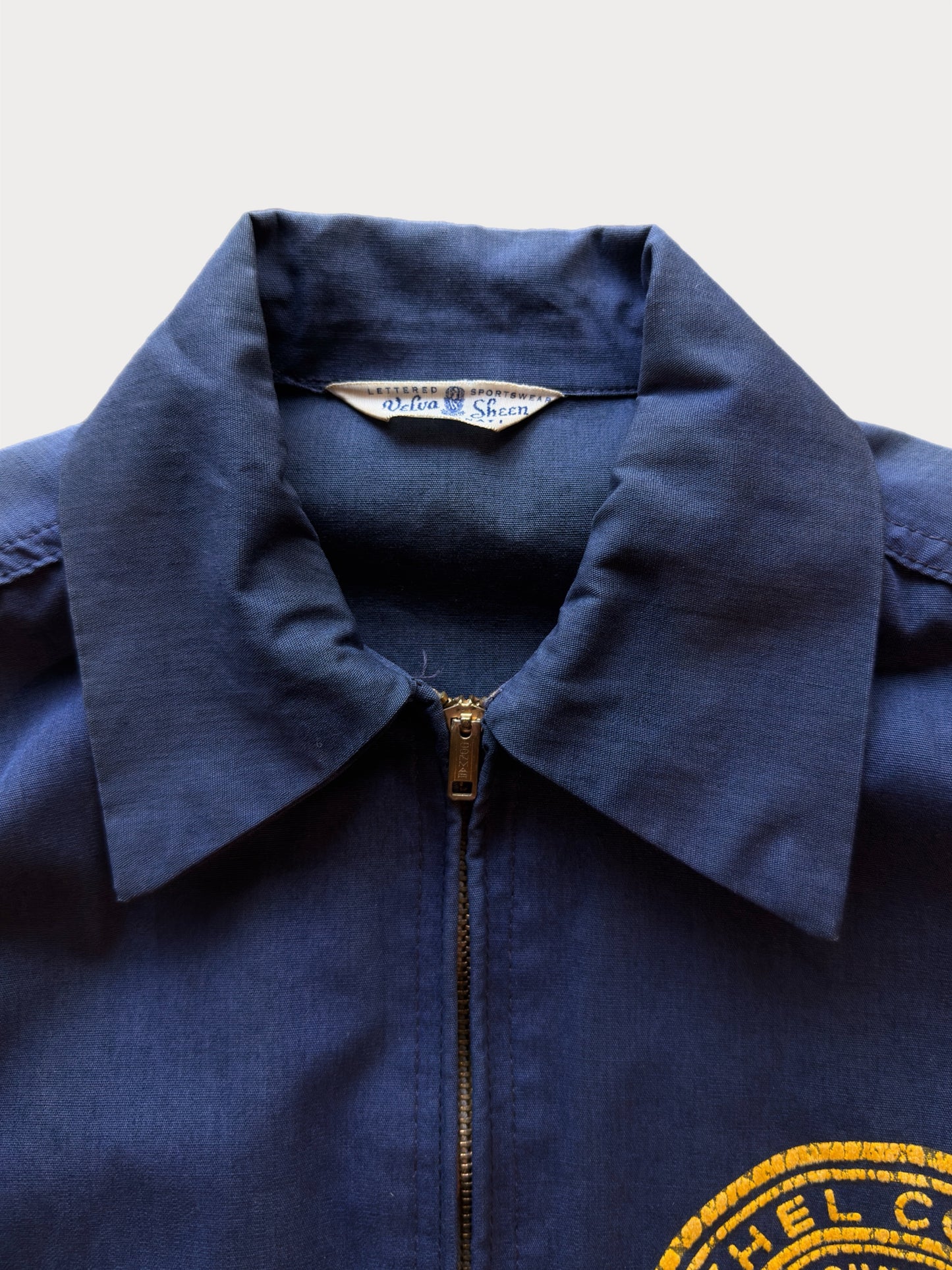 1950s/60s Velva Sheen Bethel College Zip Jacket