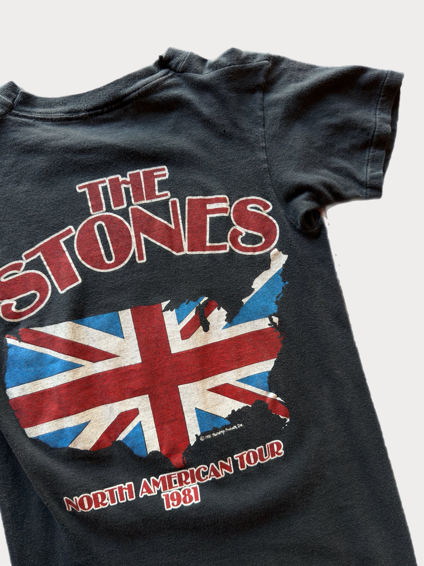 1981 Rolling Stones Slim Tour tee