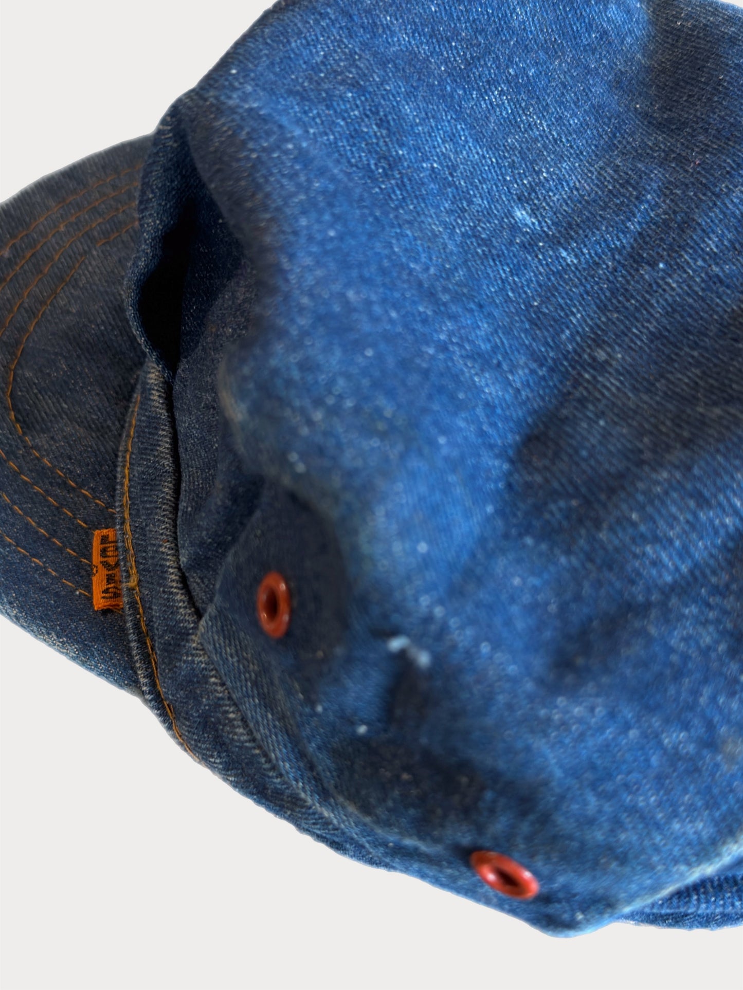Vintage 1970s Levi’s Orange Tab Denim Engineers Cap