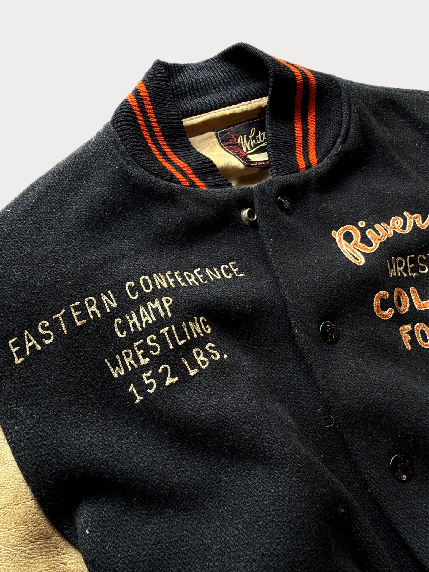 1960s Riverside College Wrestling Varsity Jacket