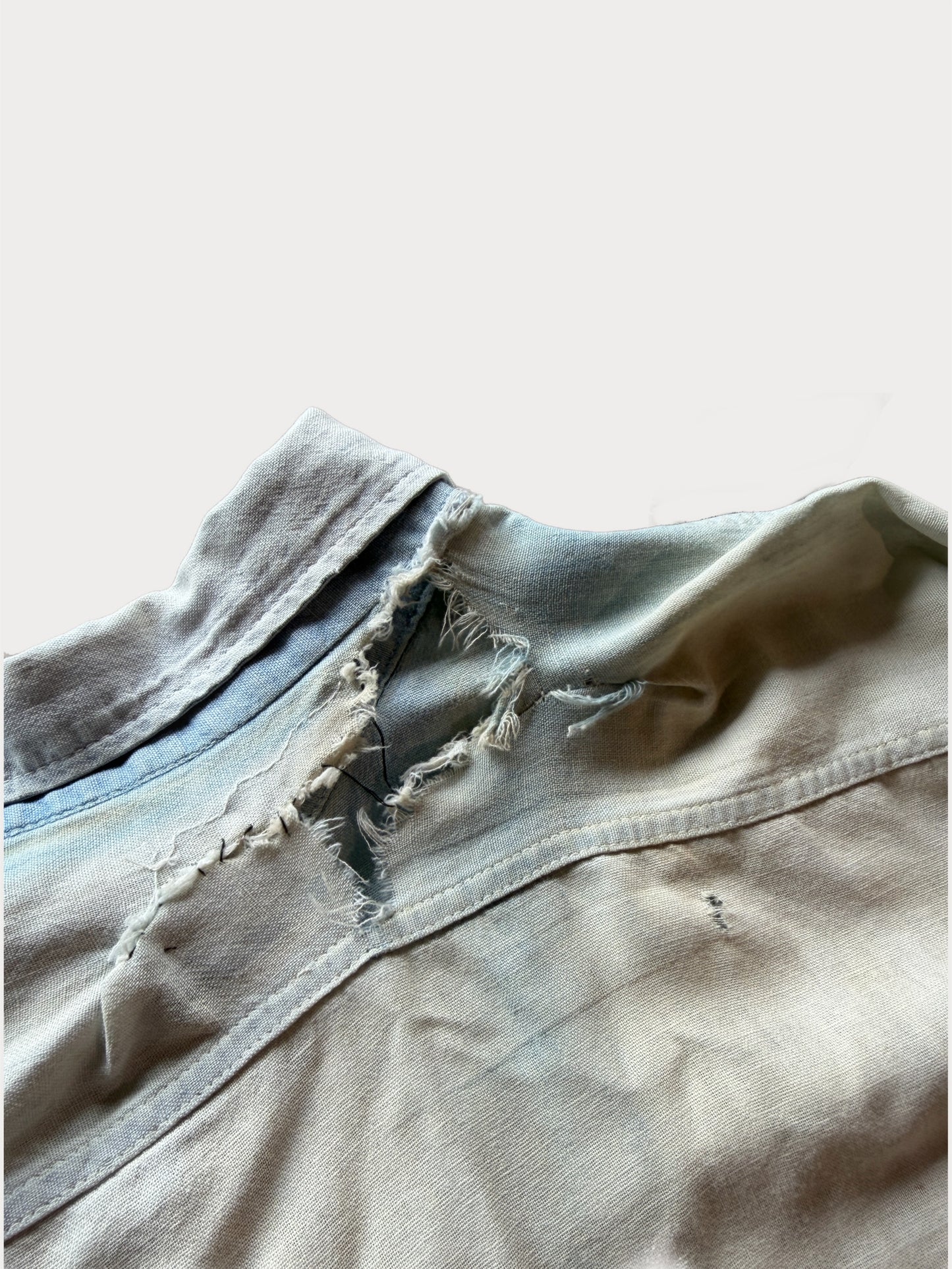 1940s/50s Faded Chambray Work Shirt