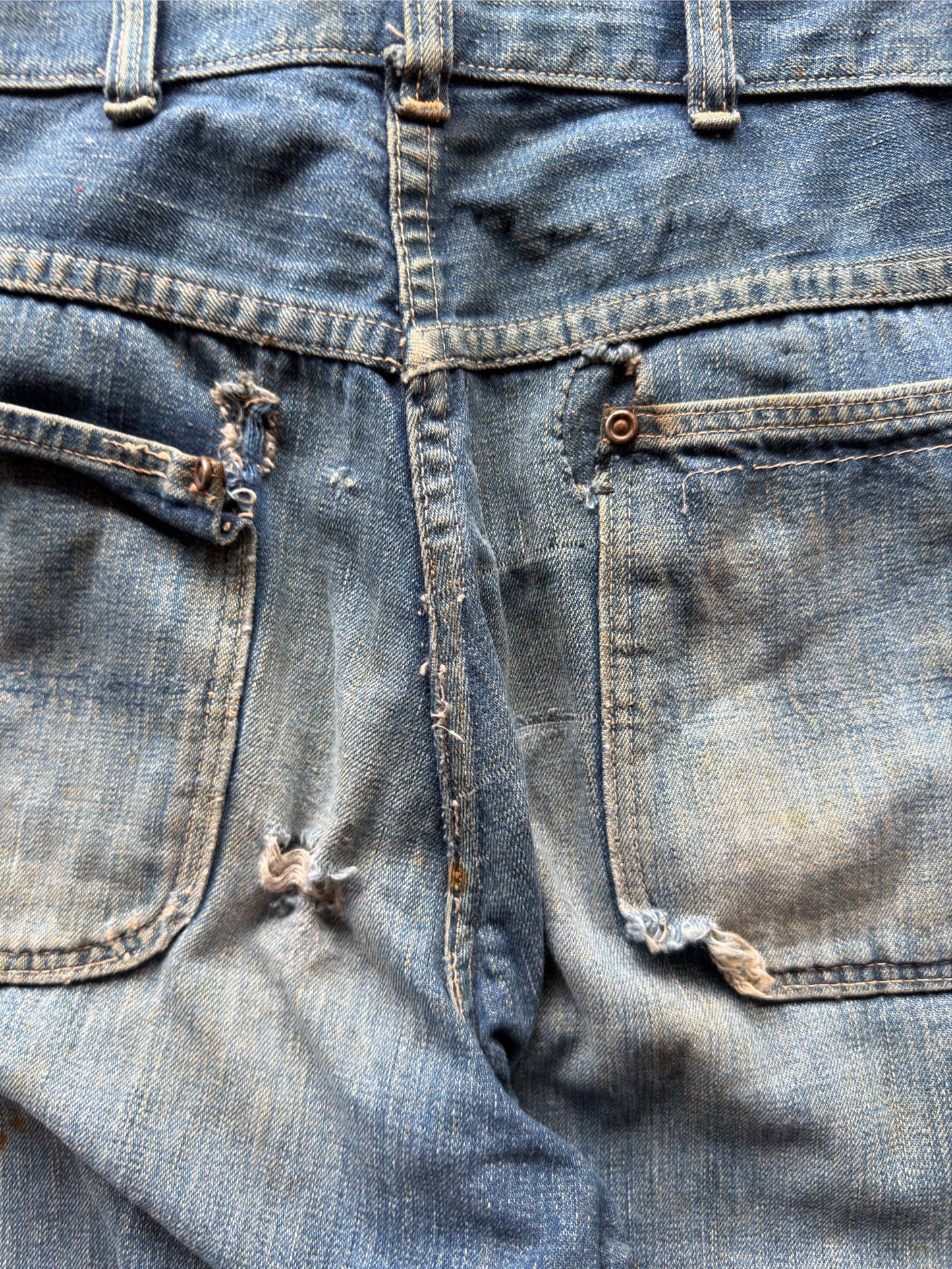 1950s Big Mac Repaired Carpenter Jeans