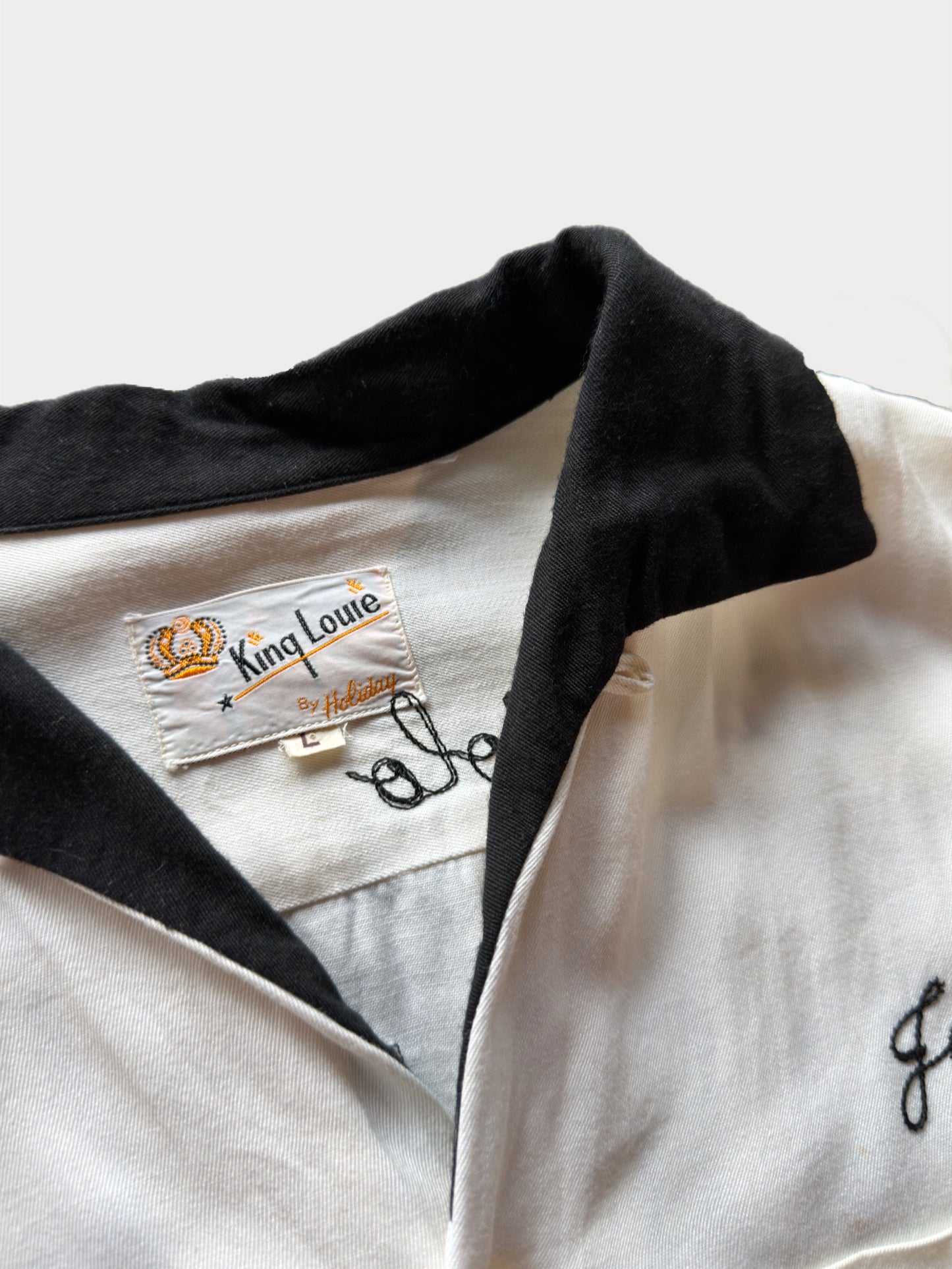 1950s King Louie “Memphis Trophy Shop” Bowling Shirt