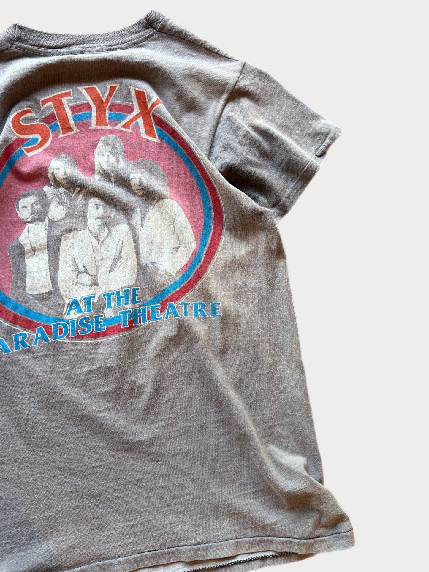 1981 Styx World Tour Faded tee