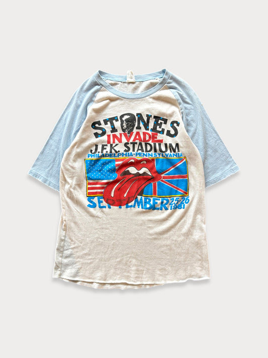 1981 The Rolling Stones JFK Invasion Tour tee