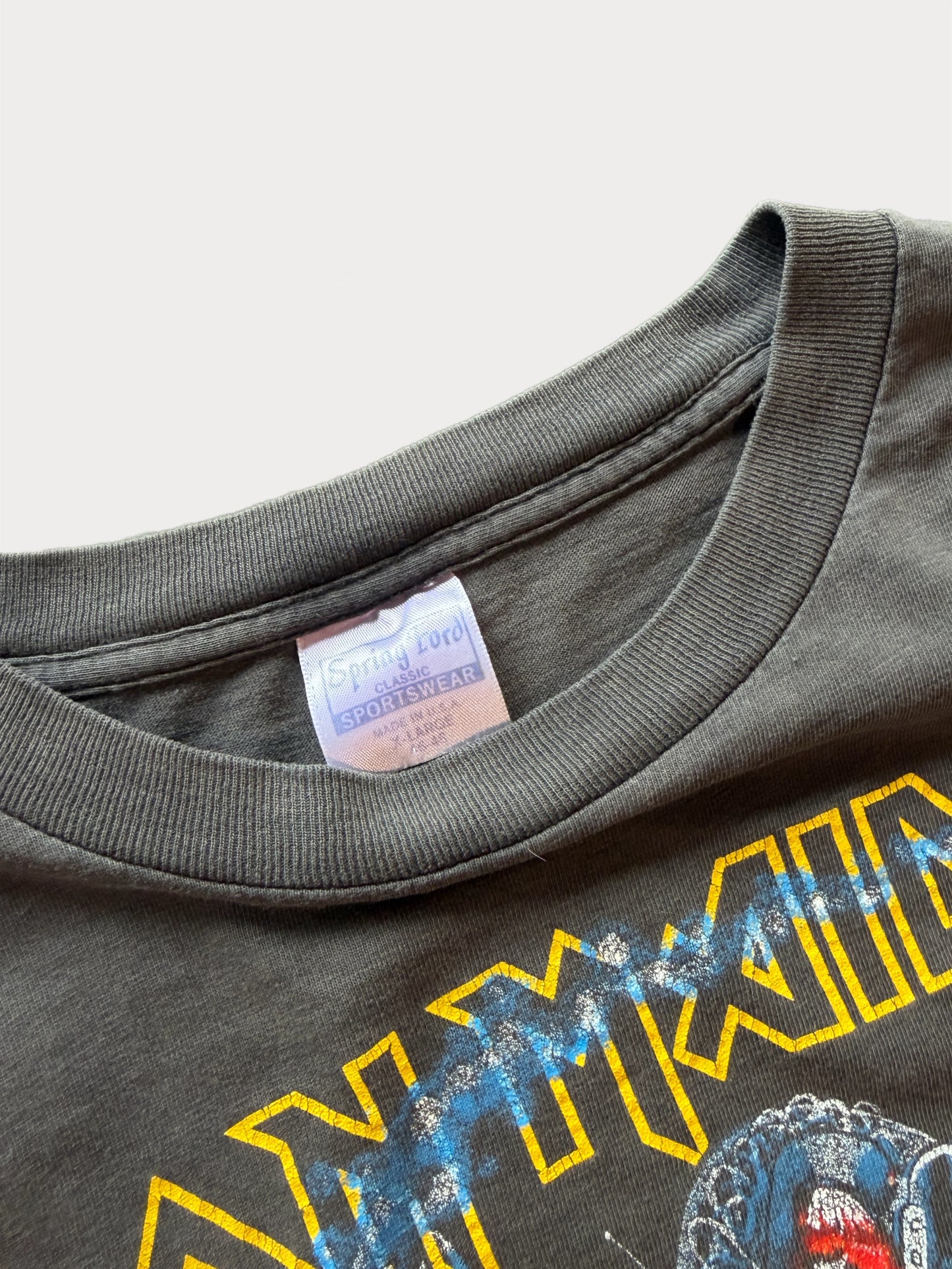 1987 Iron Maiden Somewhere in Time Tour tee