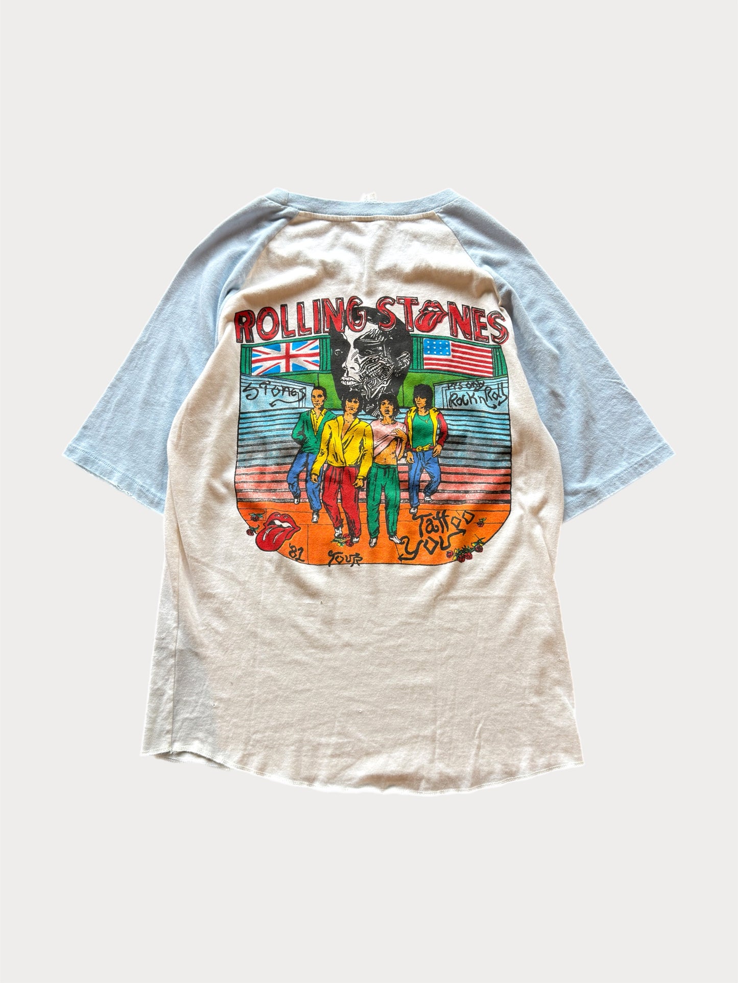 1981 The Rolling Stones JFK Invasion Tour tee