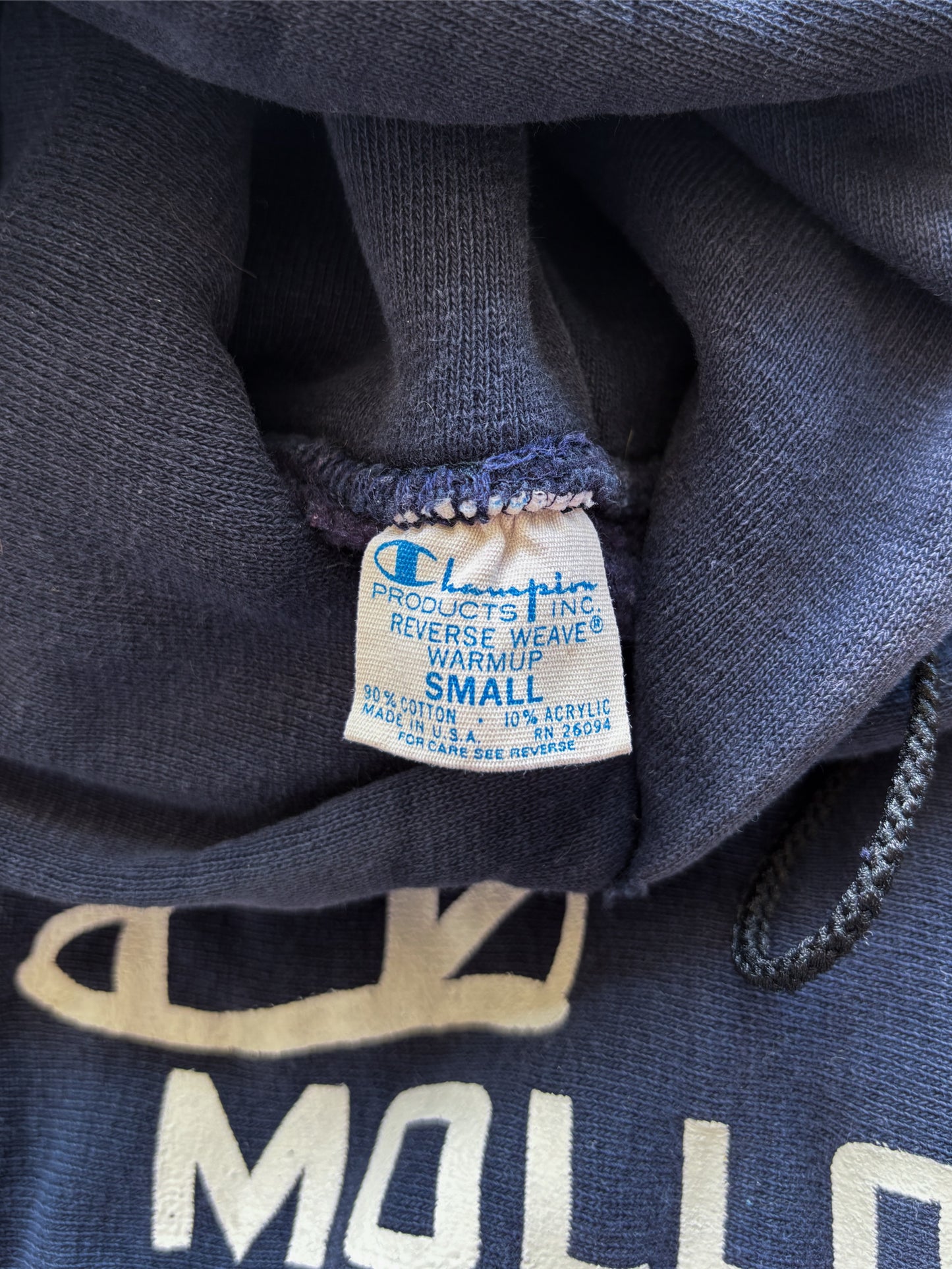 1970s Archbishop Holloy Champion Reverse Weave hoodie