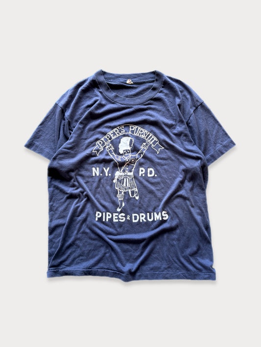 1980s N.Y.P.D Pipes & Drums tee