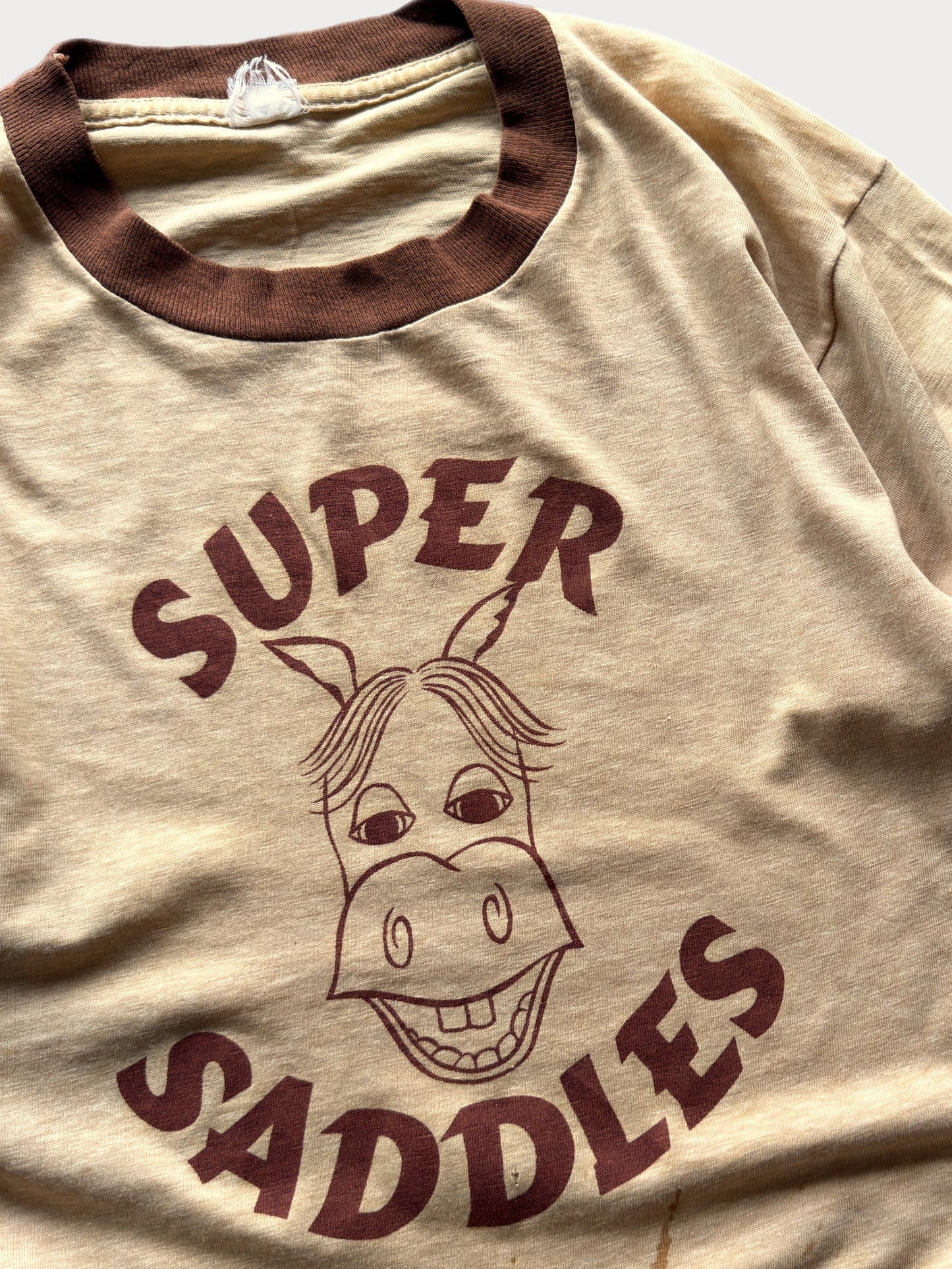 1970s Super Saddles Ringer tee
