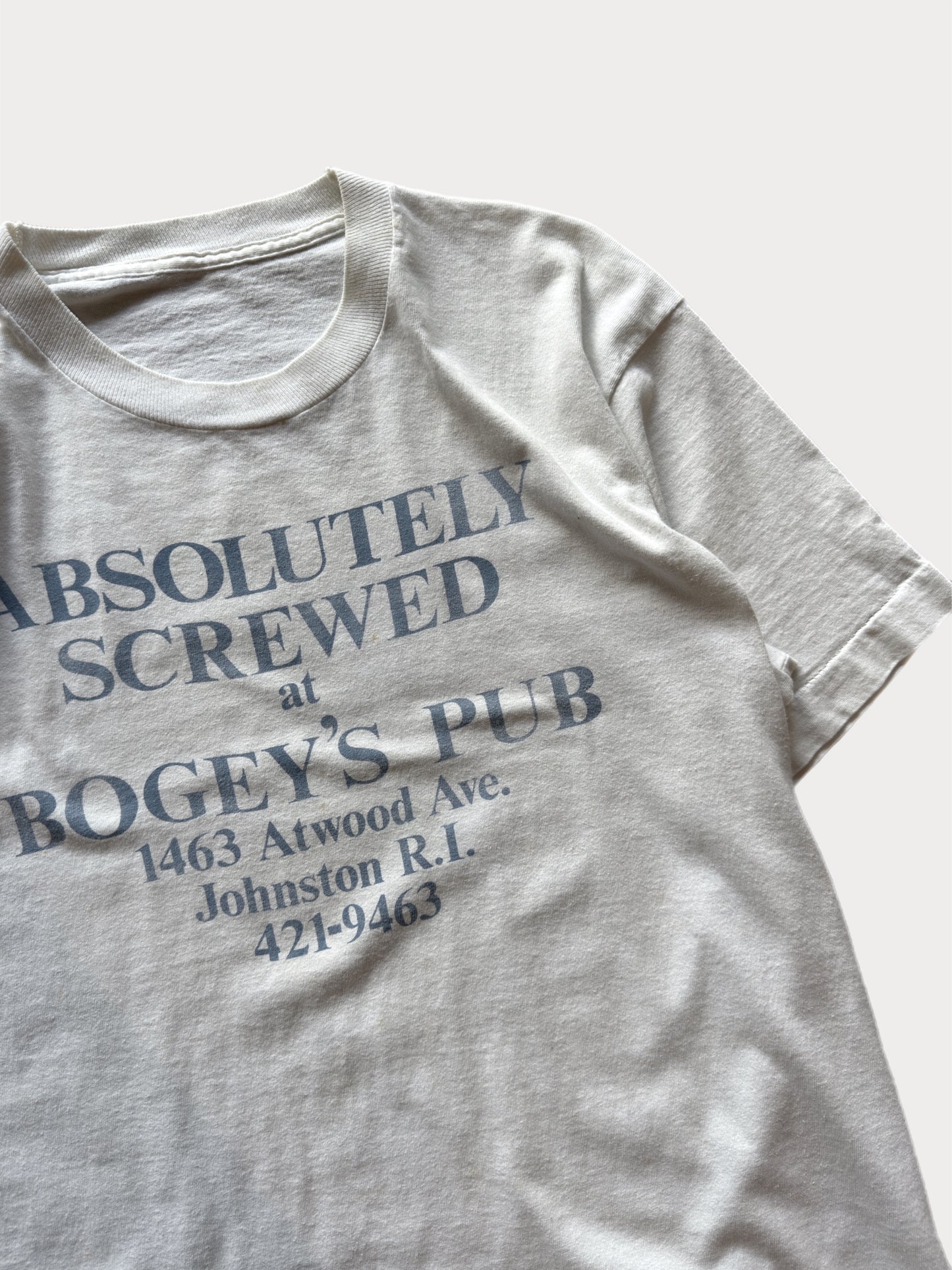 1989 Bogey’s Pub tee