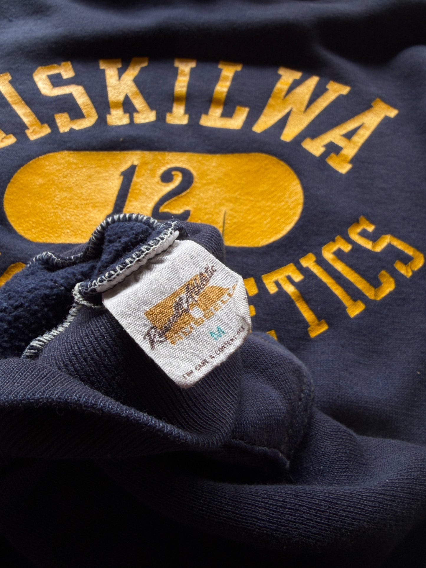 1970s Tiskilwa “12” Girls Athletics Russell hoodie