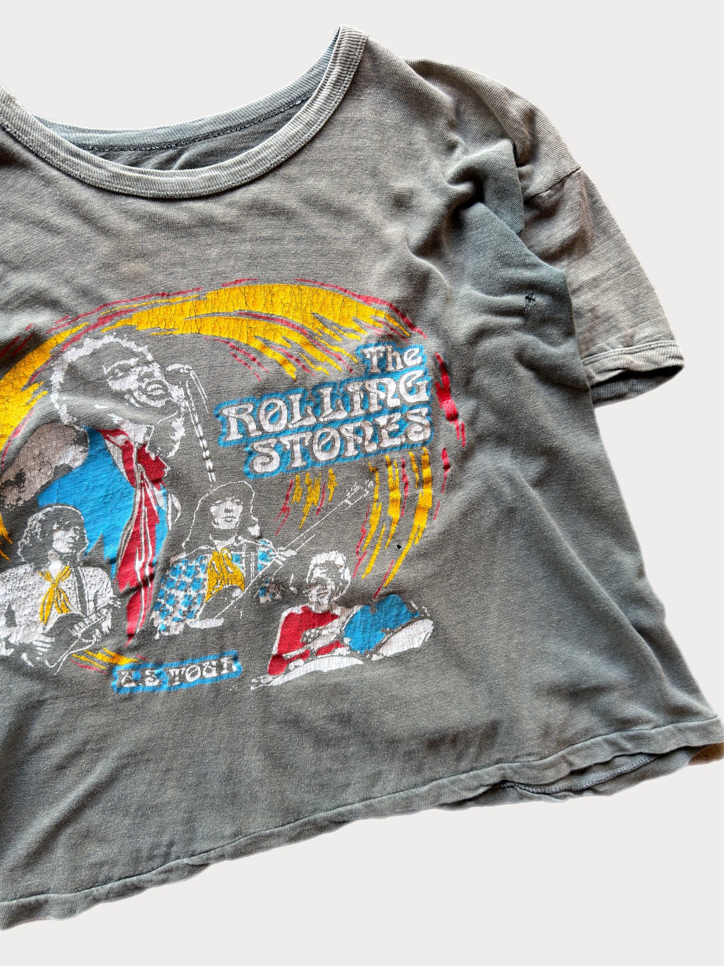 1980s The Rolling Stones Parking Lot tee
