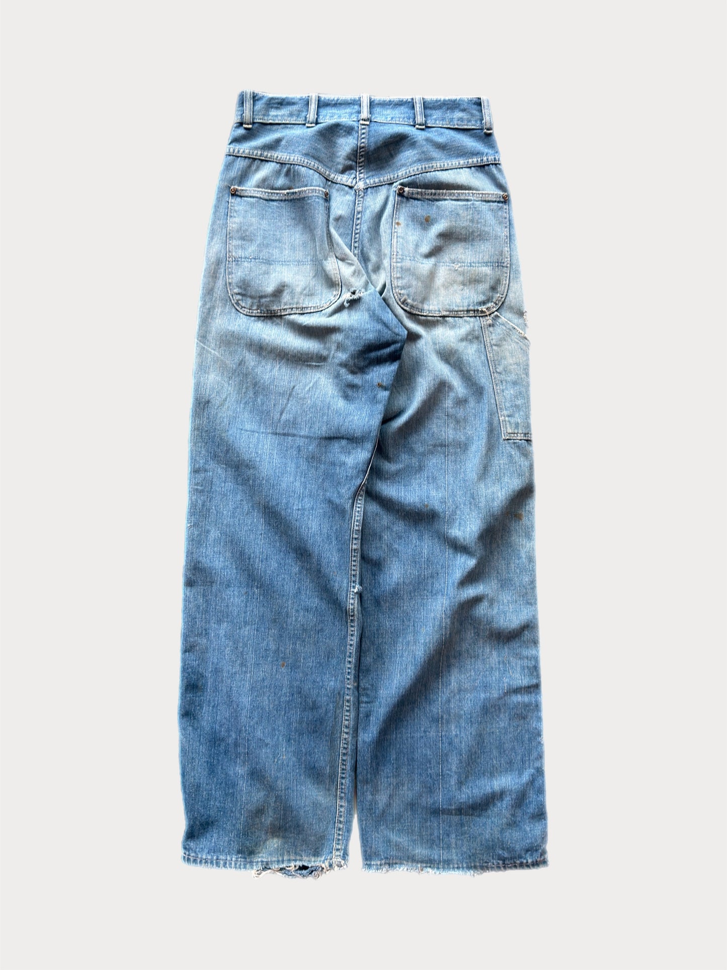 1950s Swirl Button Carpenter Jeans