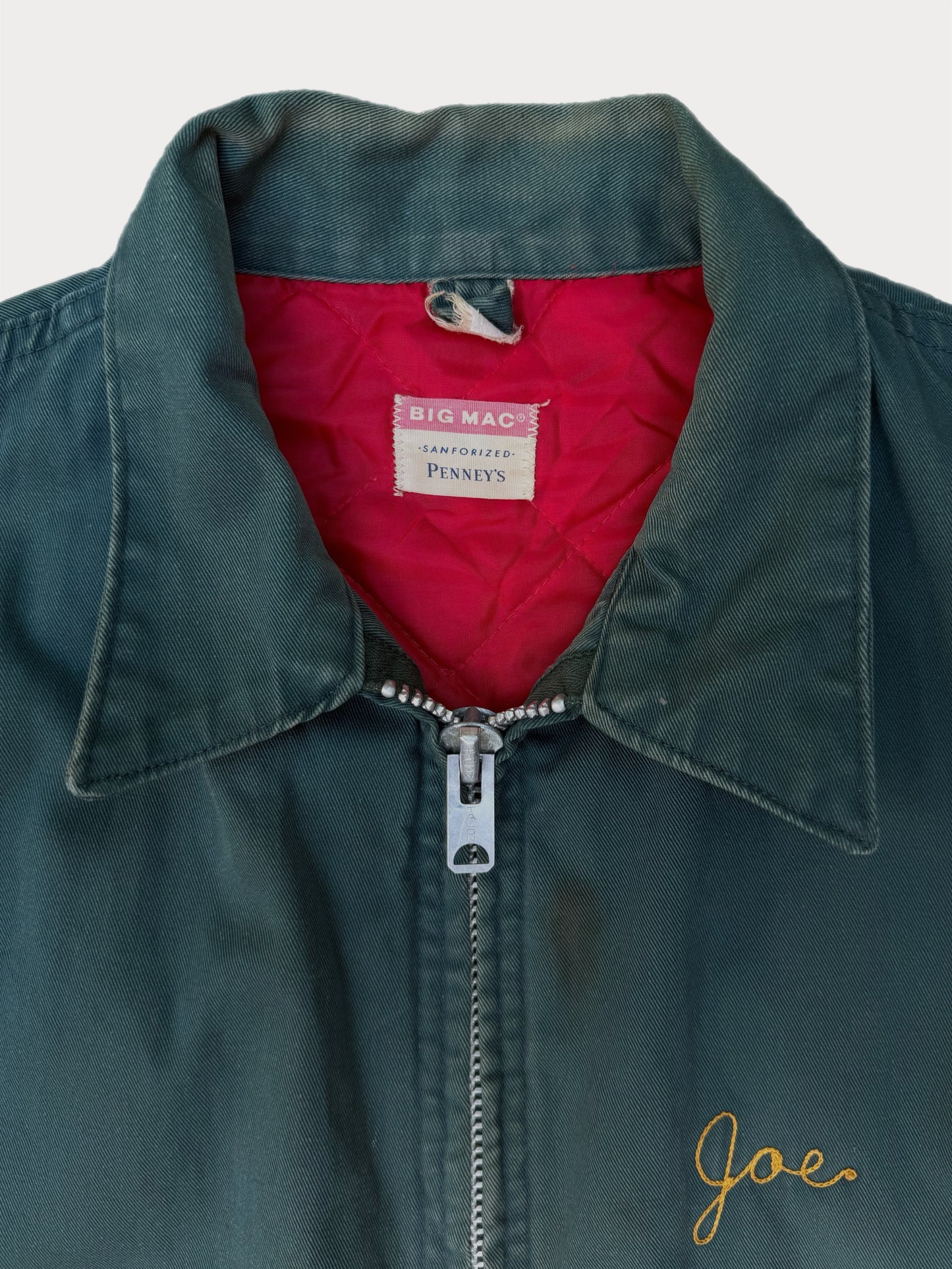 1950s/60s Penney’s Big Mac “Joe” Pasco Plumbing work jacket