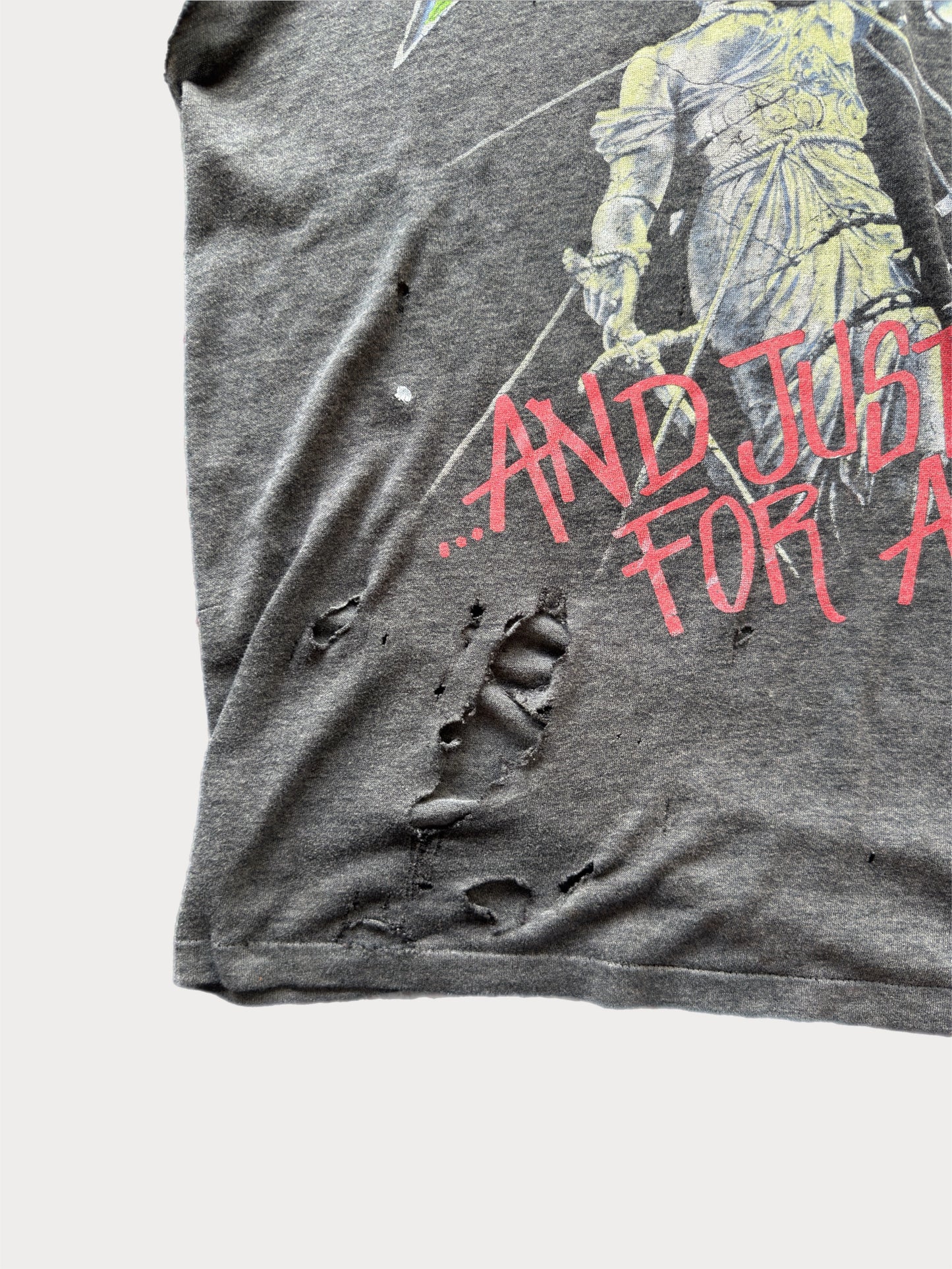 1988 Metallica And Justice For All Tour tee