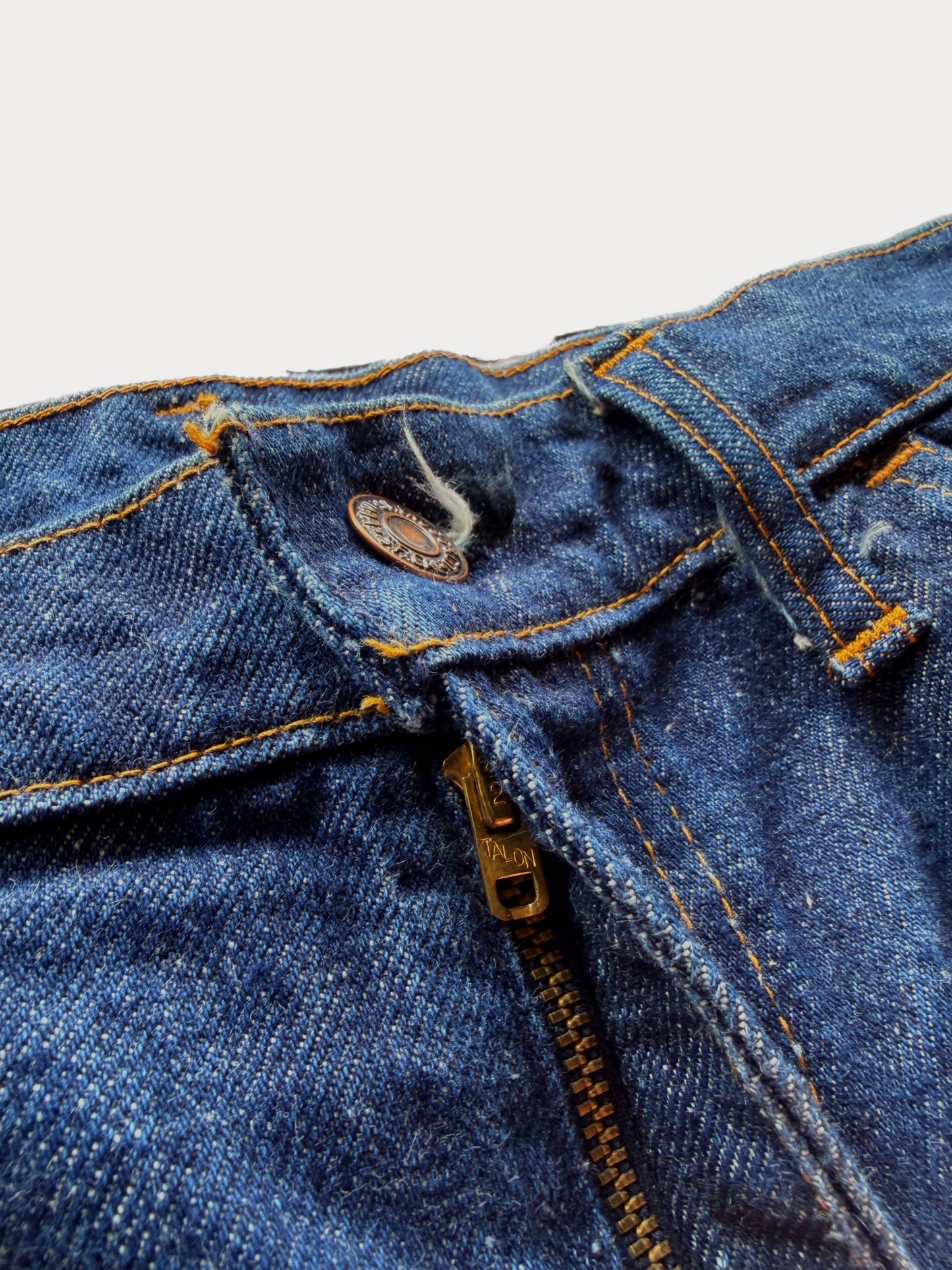 1970s Levi’s 684 Dark Wash Bell Bottom Jeans