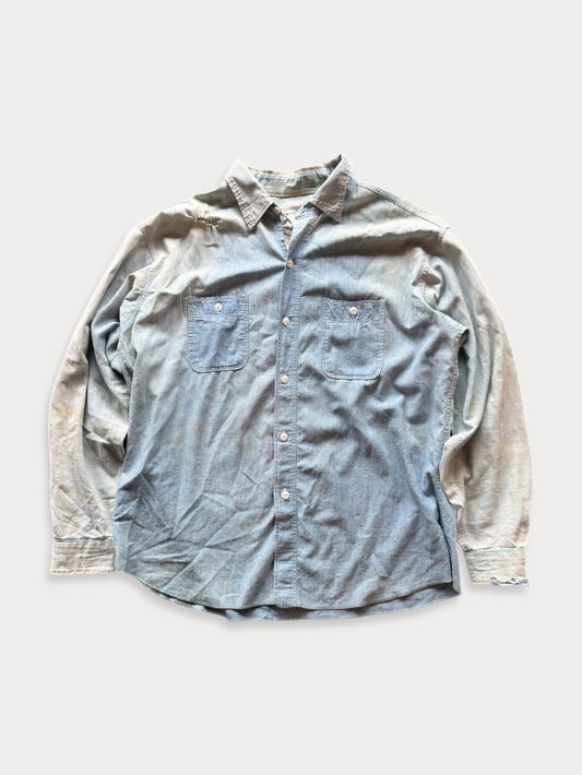 1940s/50s Faded Chambray Work Shirt