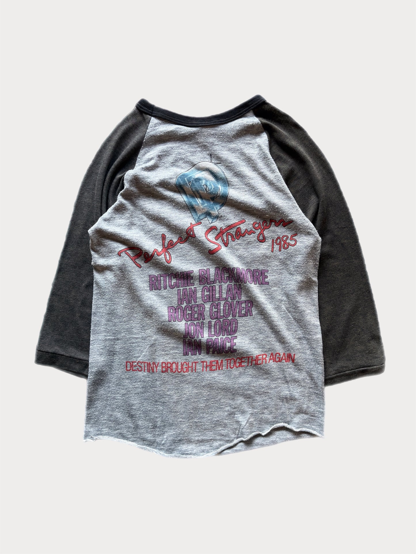 1985 Deep Purple Perfect Strangers Raglan tee