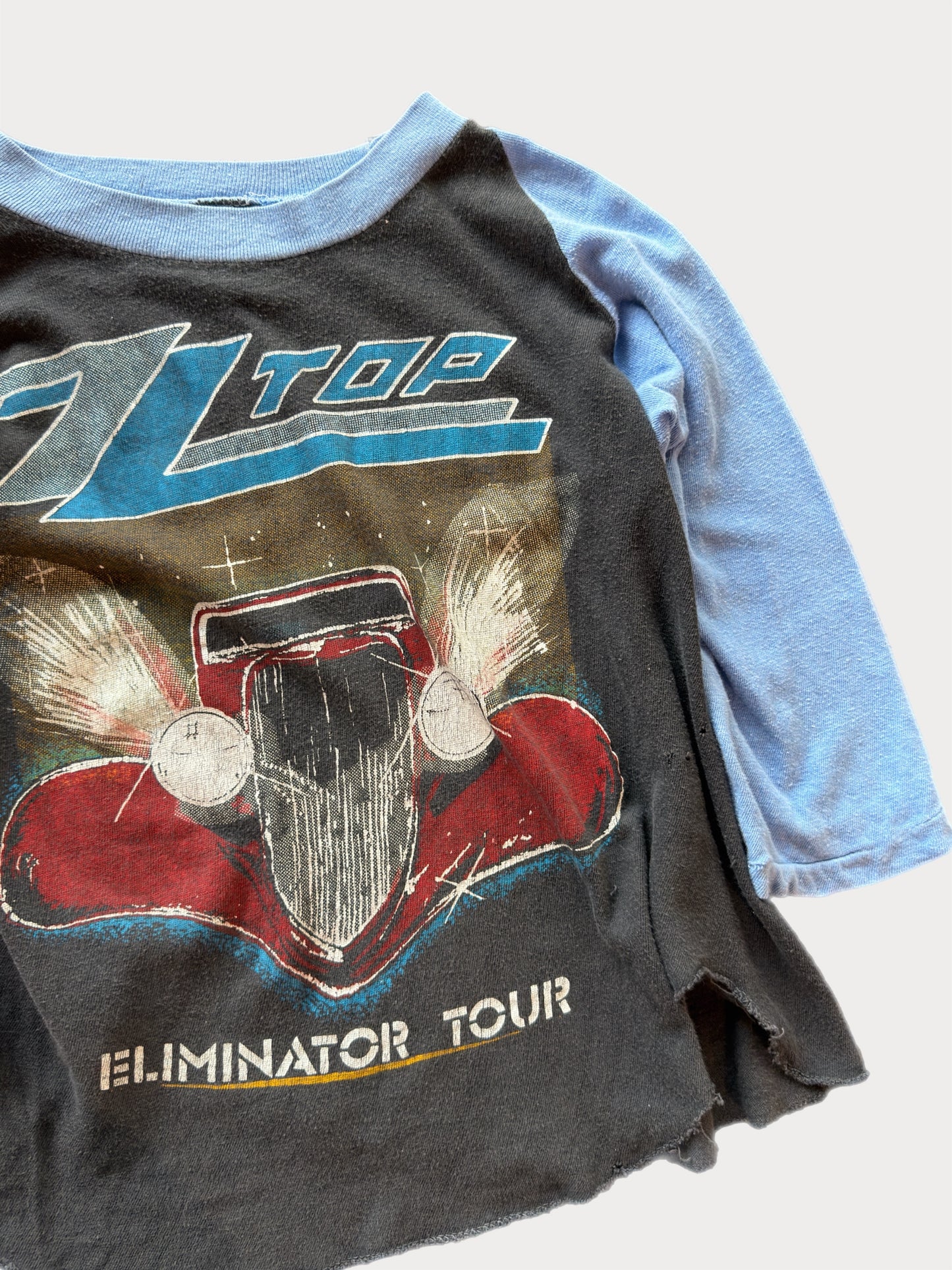 1983 ZZ Top Eliminator Tour Raglan tee