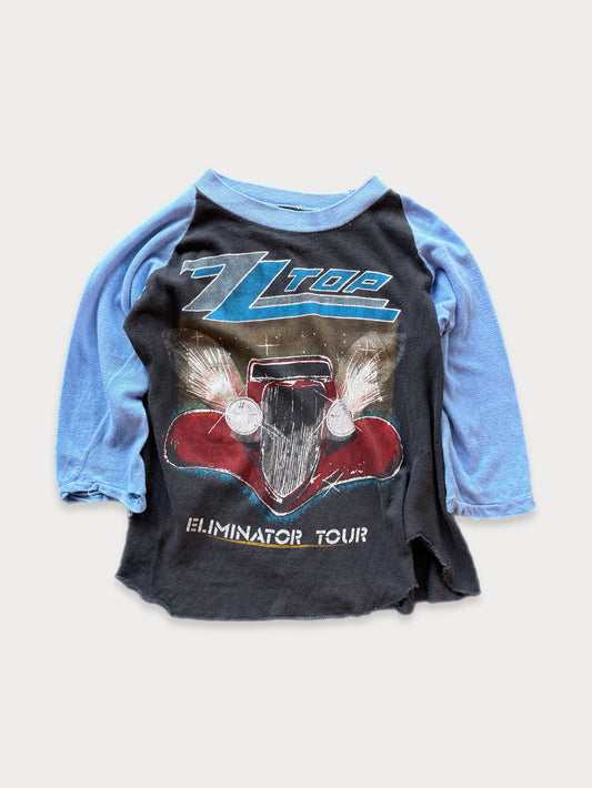 1983 ZZ Top Eliminator Tour Raglan tee