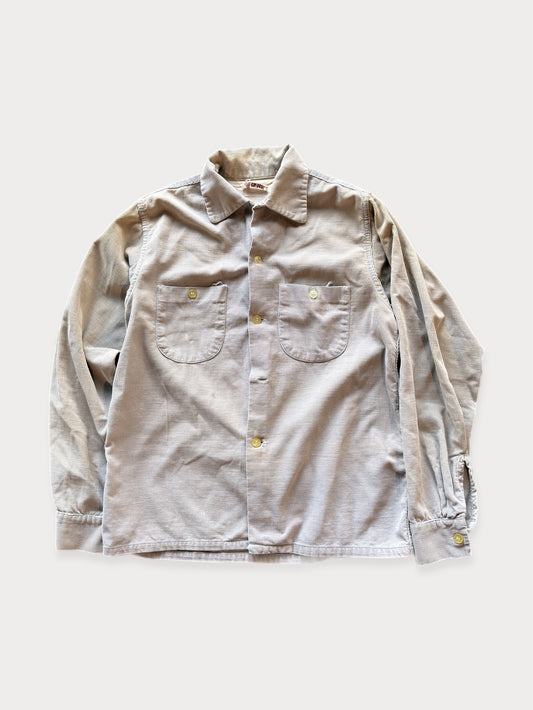 1950s Spiegel Loop Collar Corduroy Shirt