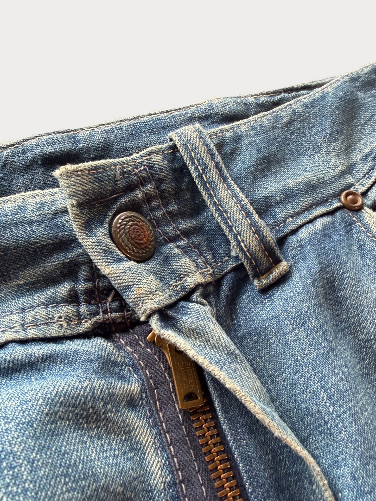 1950s Swirl Button Carpenter Jeans