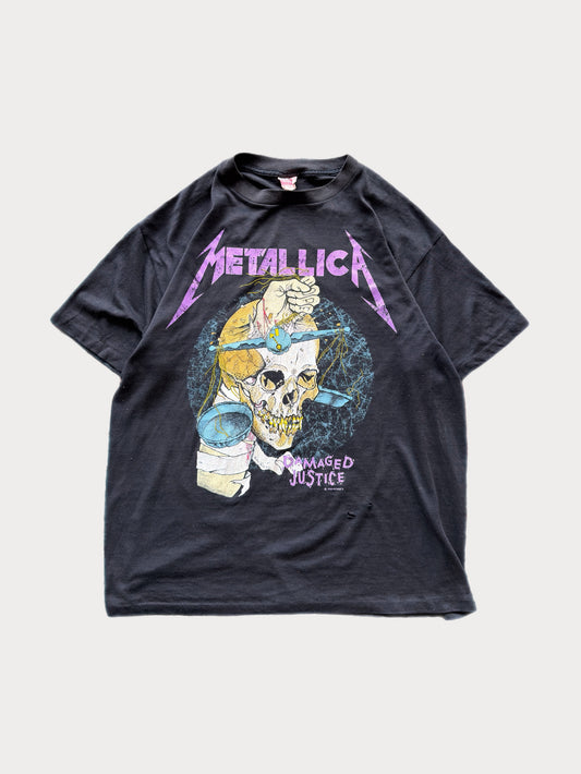 1988 Metallica Damaged Justice Tour tee