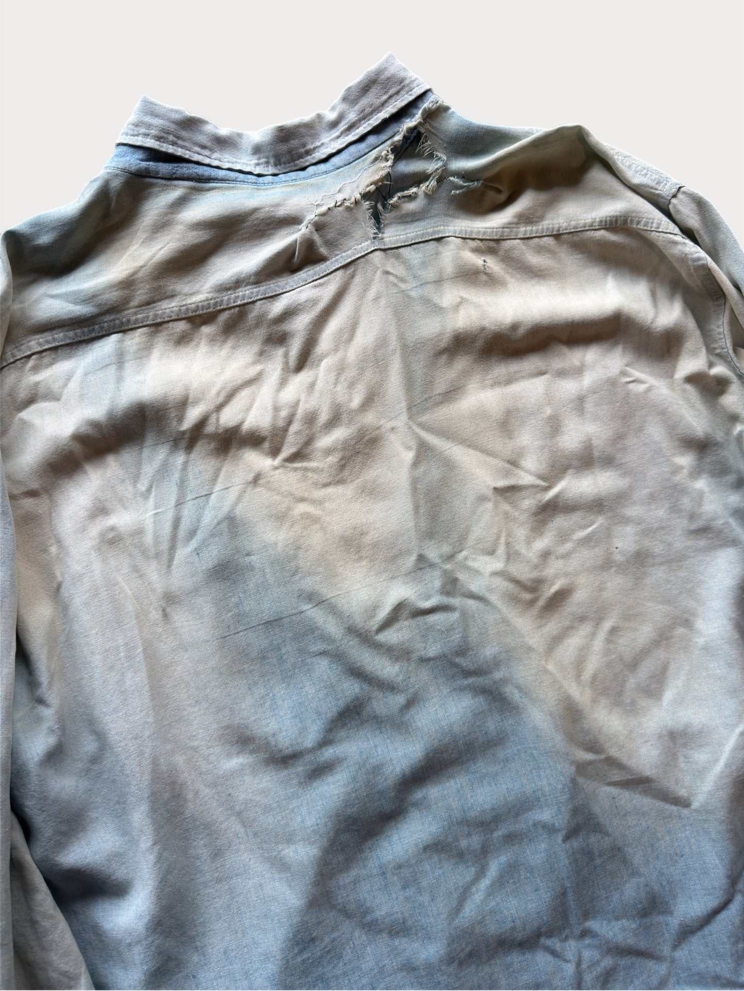 1940s/50s Faded Chambray Work Shirt