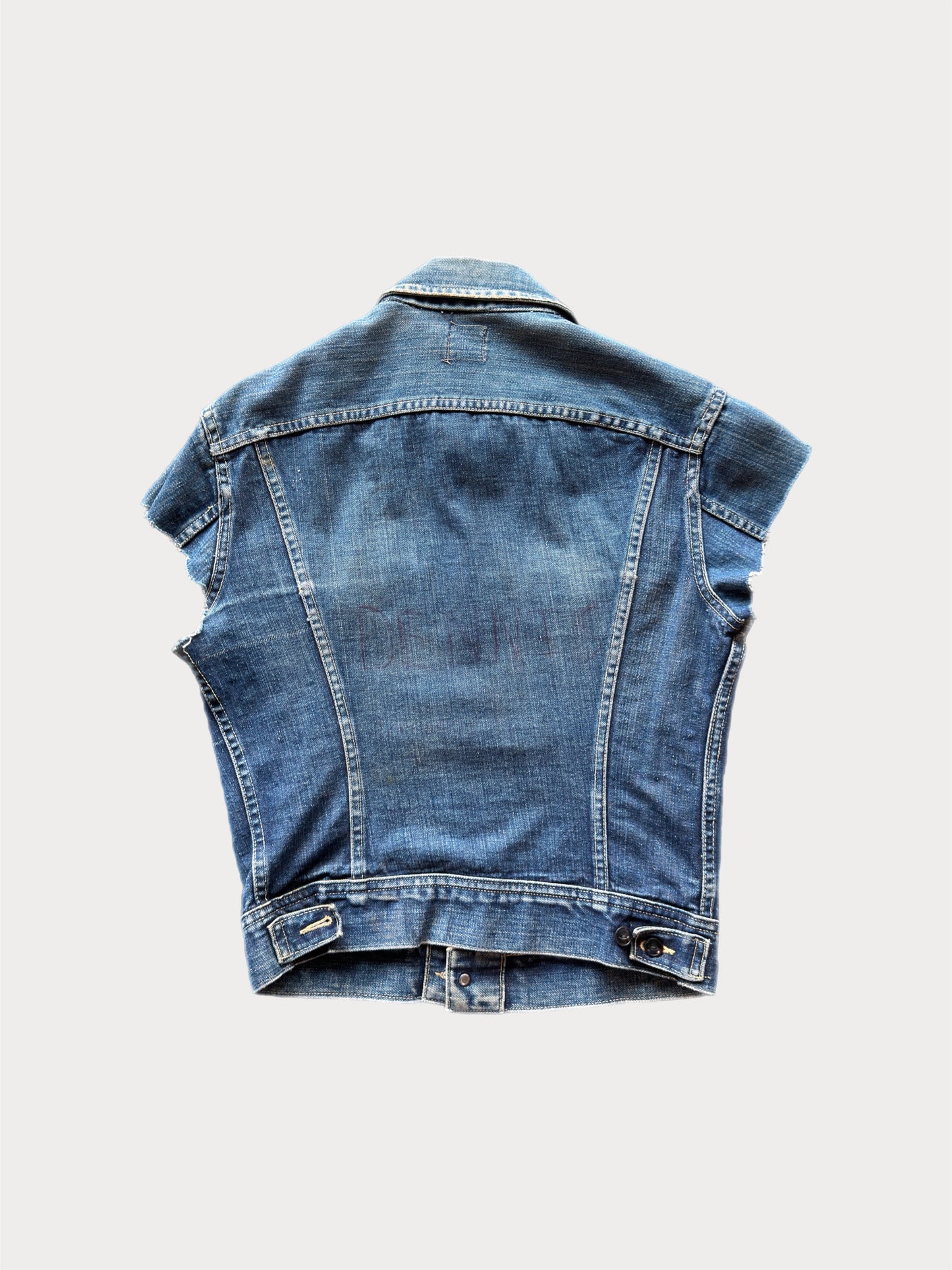 1950s/60s Lee 101-J Cut Off Denim Vest