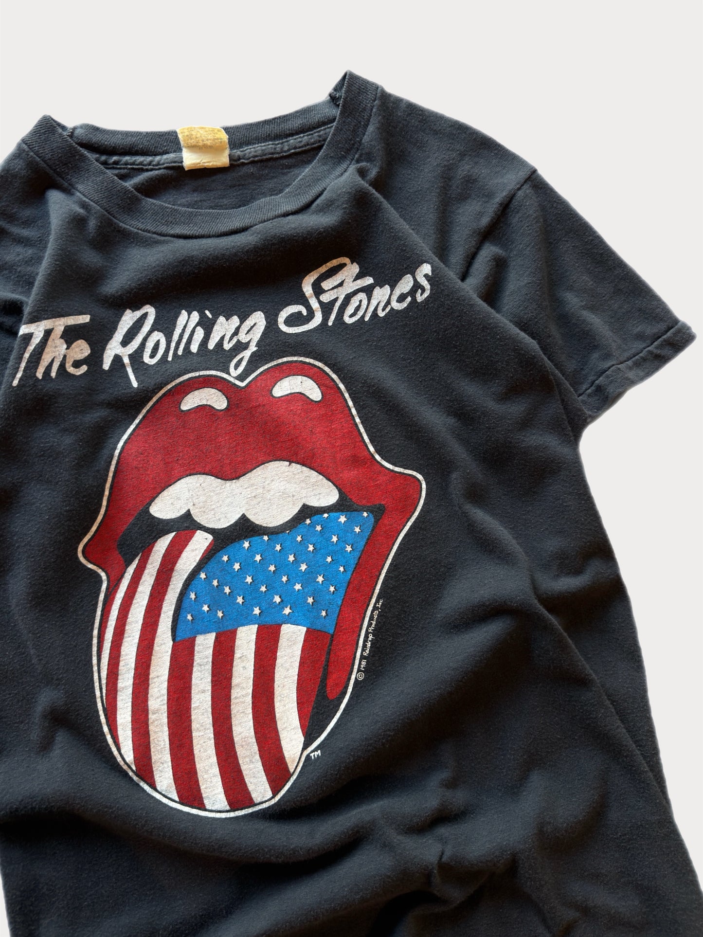 1981 Rolling Stones Slim Tour tee