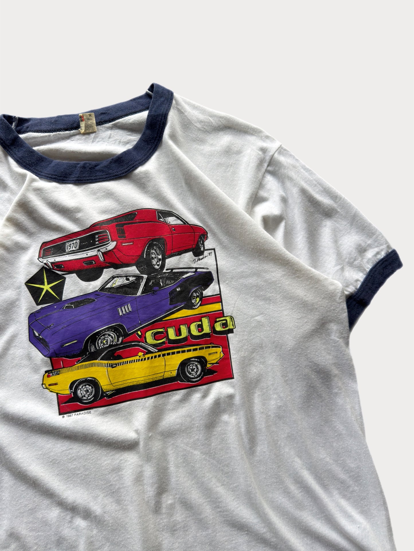 1987 Paradise “Cuda” Ringer tee