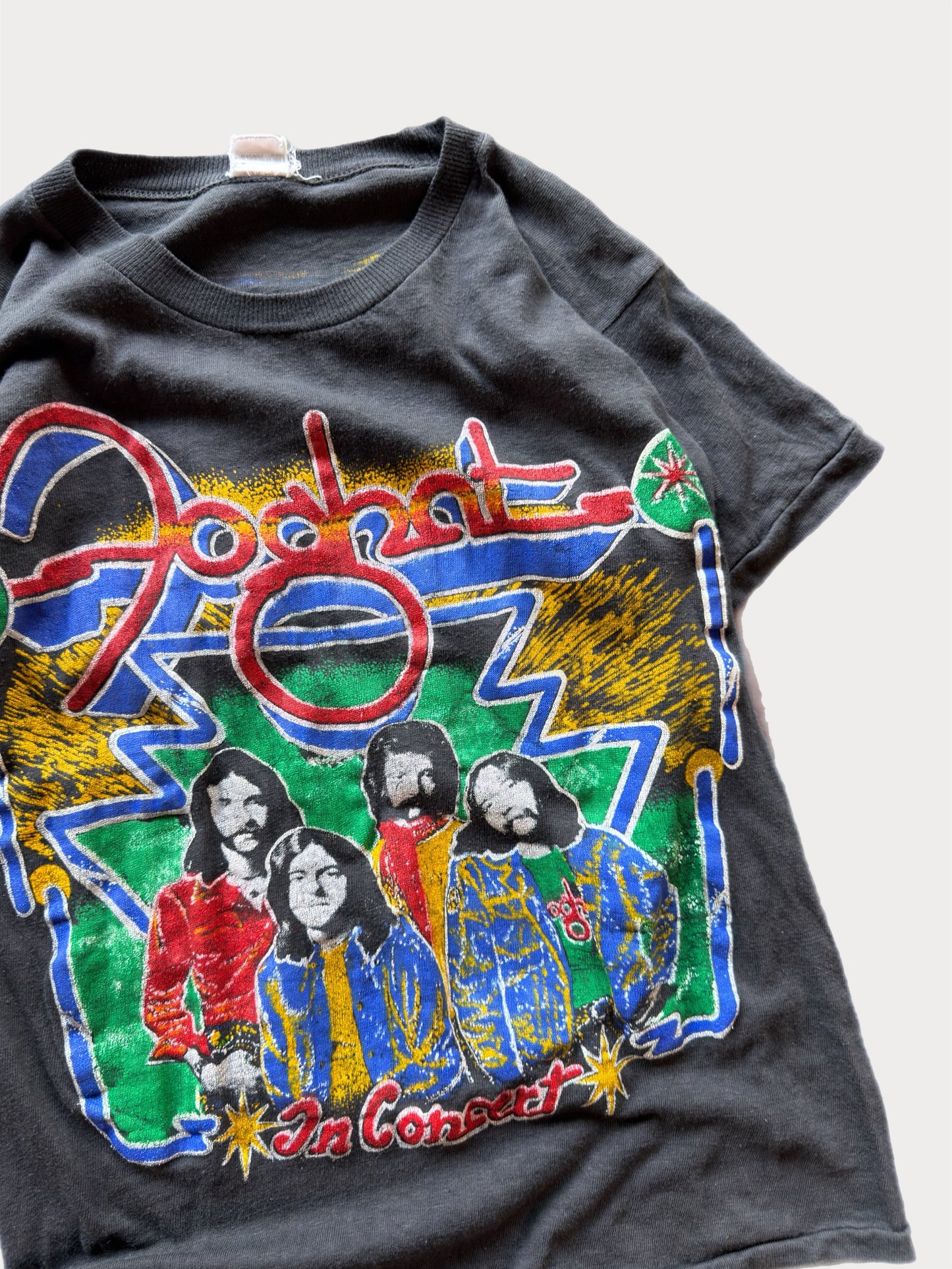 1980s Foghat Pat Travers Parking Lot tee