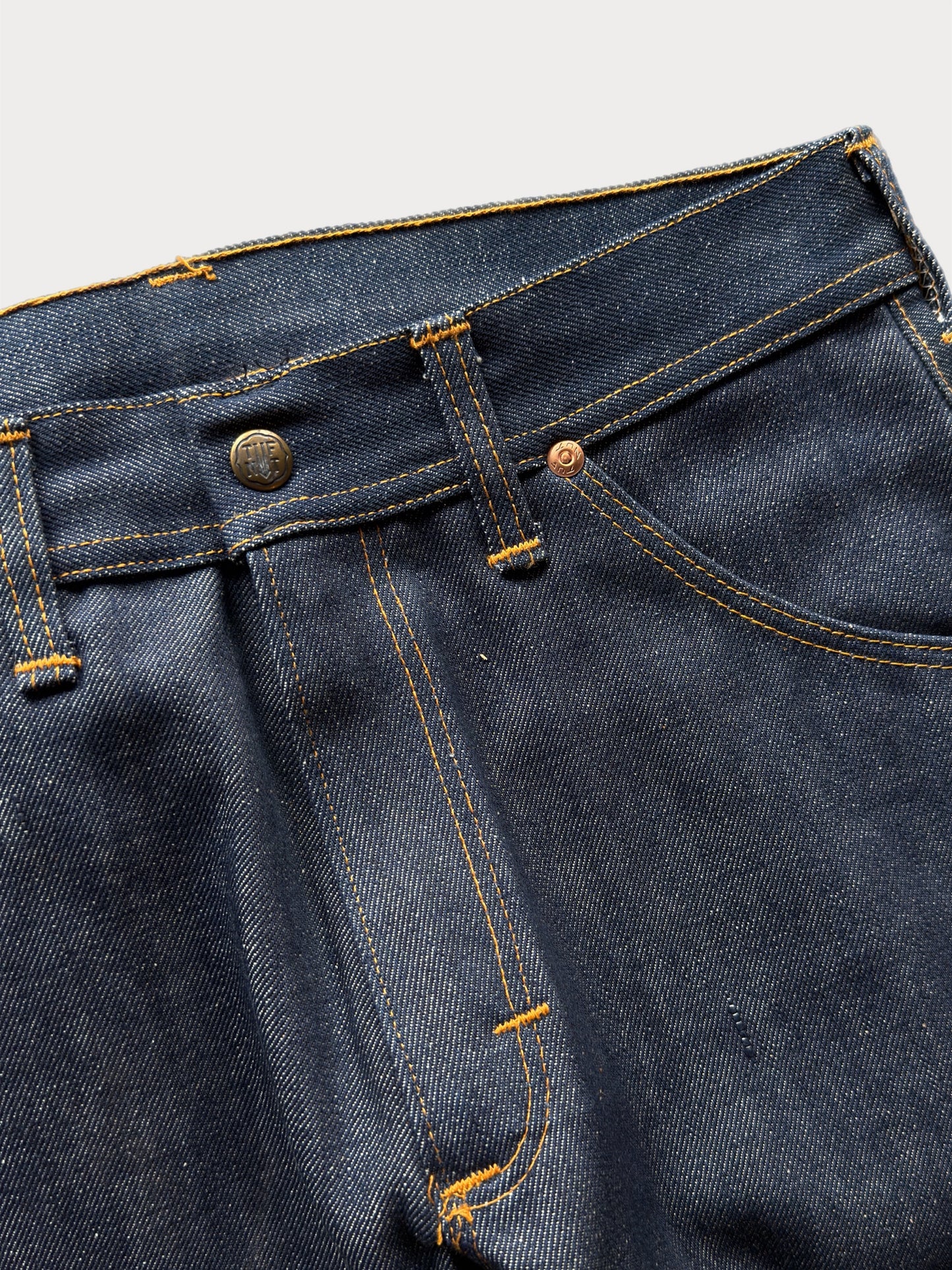 1970s Tuf-Nut Deadstock Dark Indigo jeans