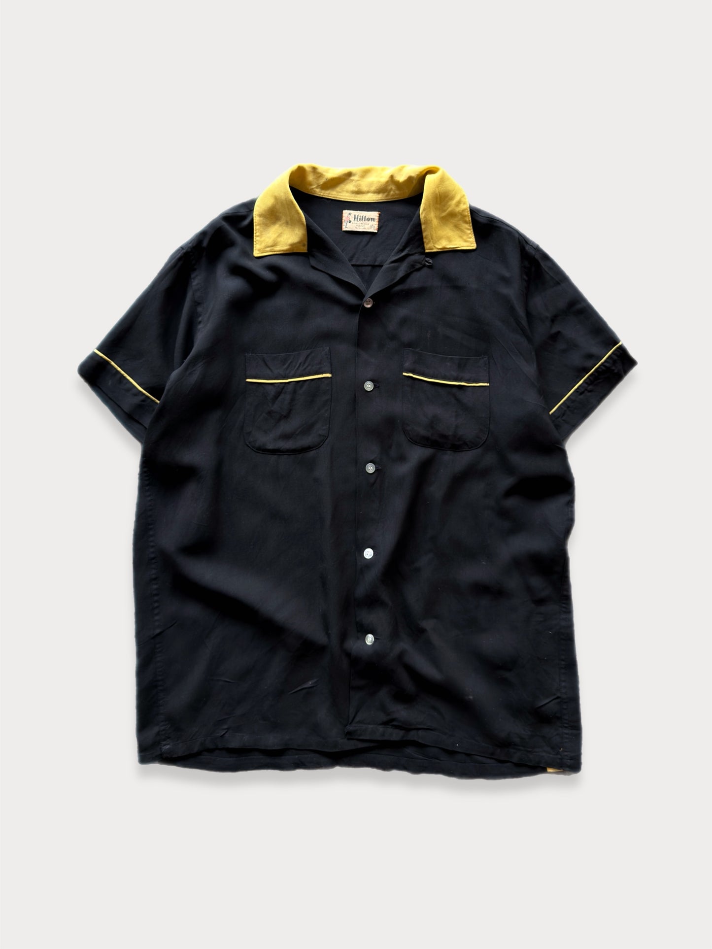 1950s Hilton “Novarese Bros” Loop Collar shirt