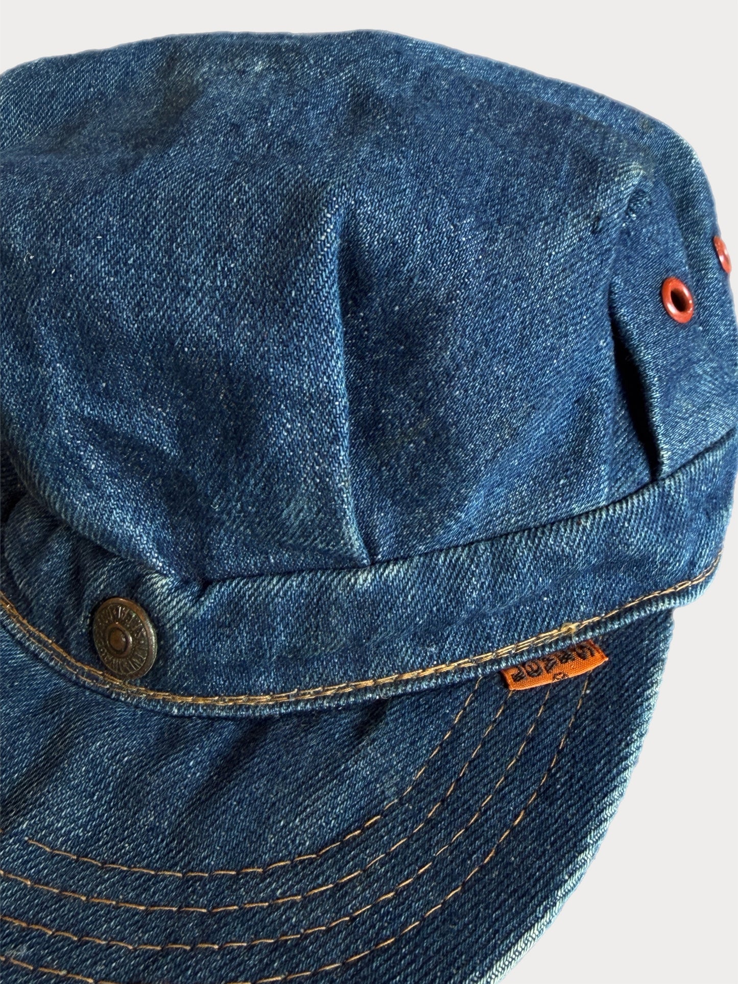 Vintage 1970s Levi’s Orange Tab Denim Engineers Cap