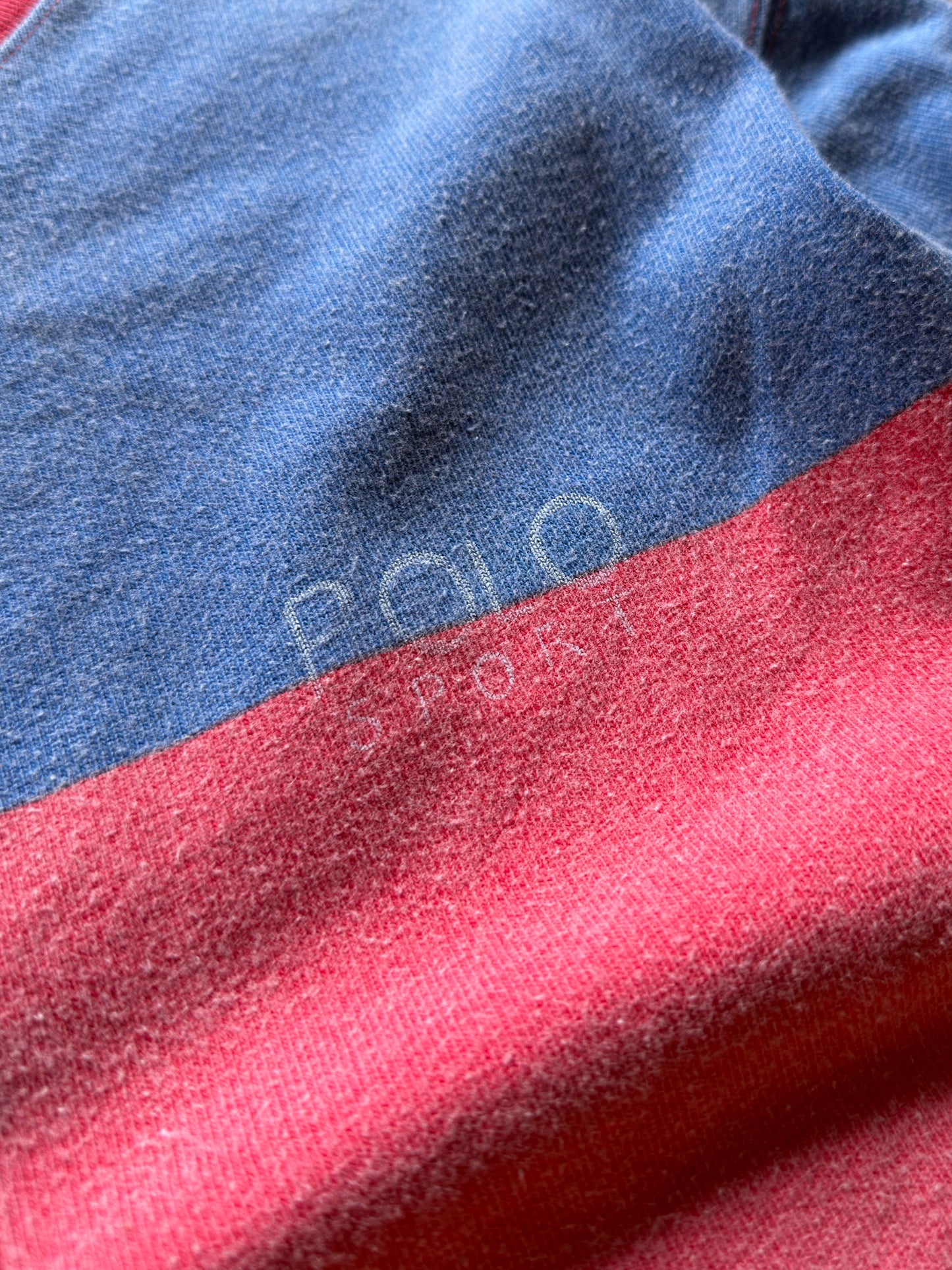 1990s Polo Sport Rainbow Henley shirt
