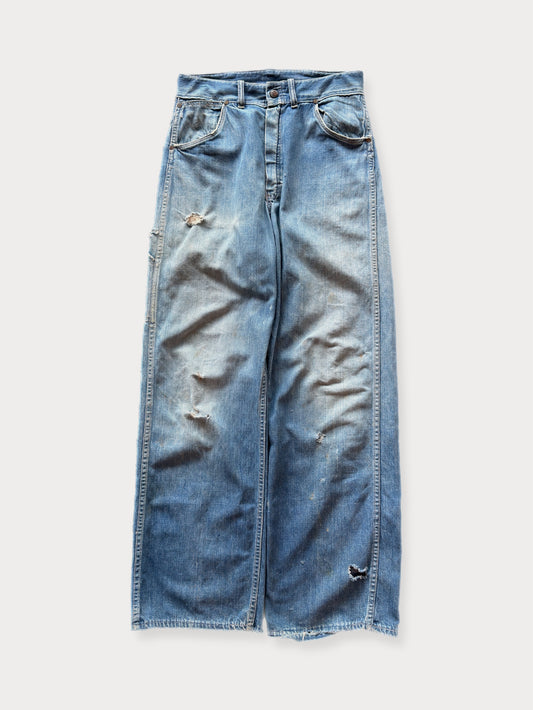 1950s Swirl Button Carpenter Jeans