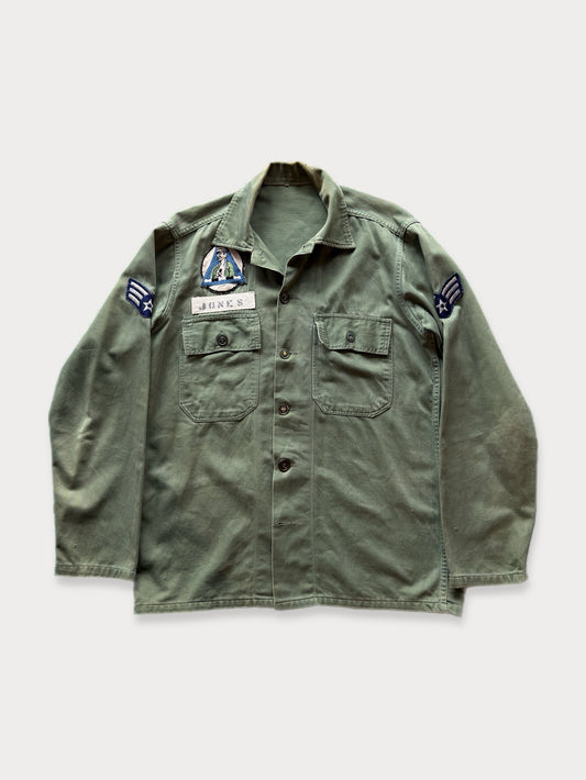 1960s “6th Bomb Group” OG 107 Vietnam Era Shirt
