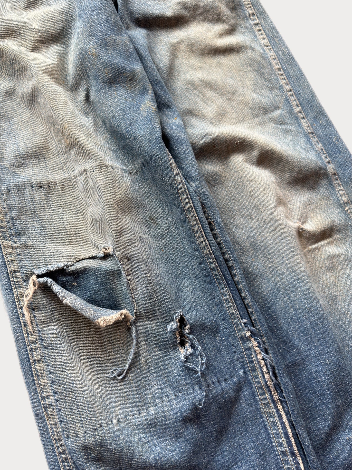 1950s Big Mac Repaired Carpenter Jeans