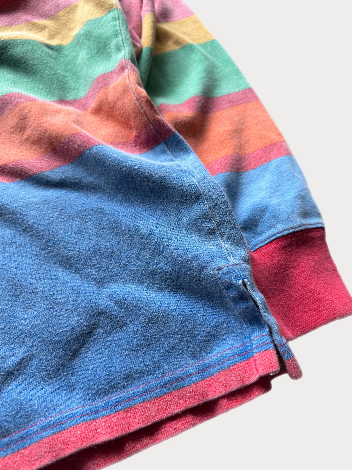 1990s Polo Sport Rainbow Henley shirt