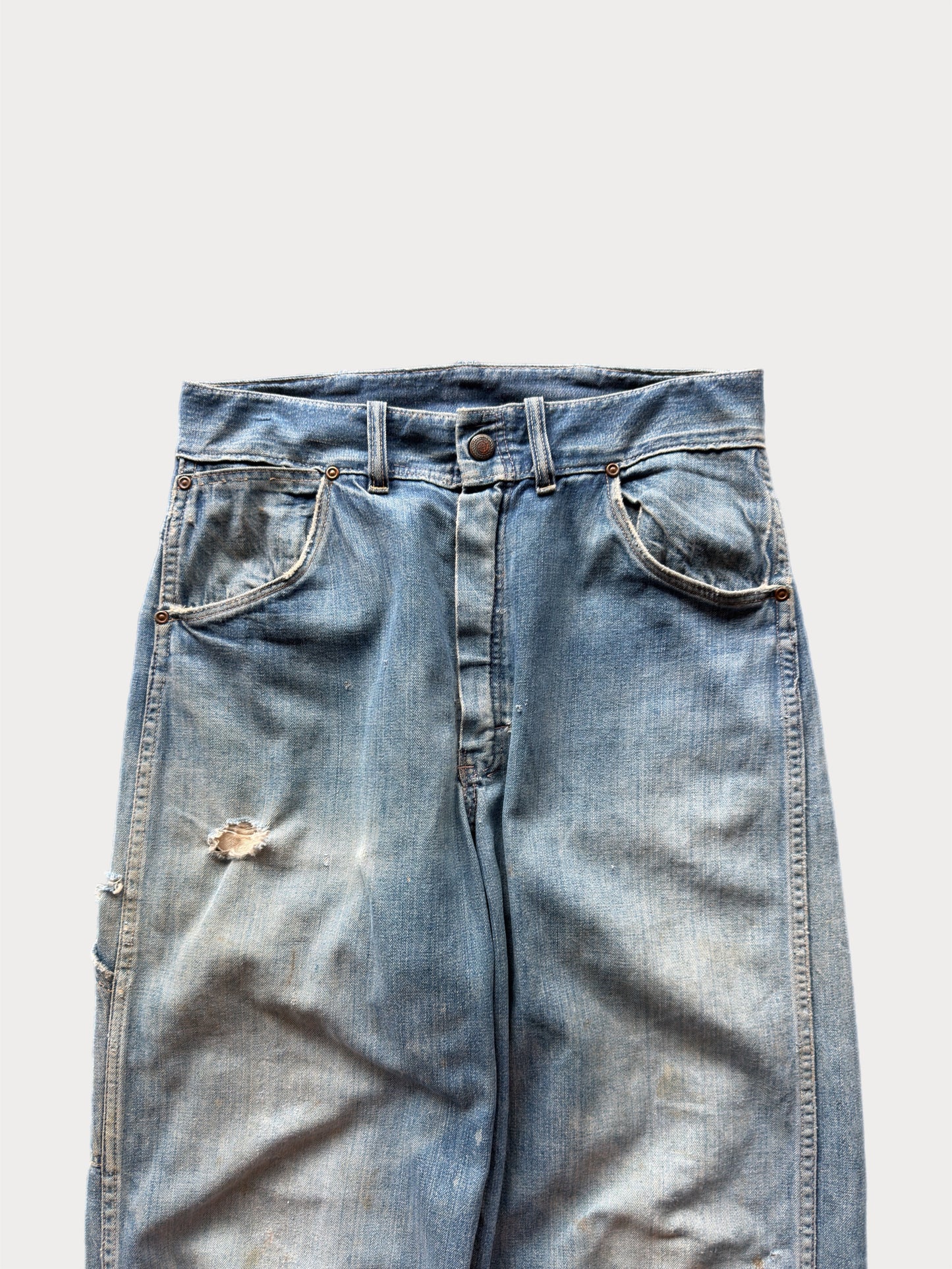 1950s Swirl Button Carpenter Jeans