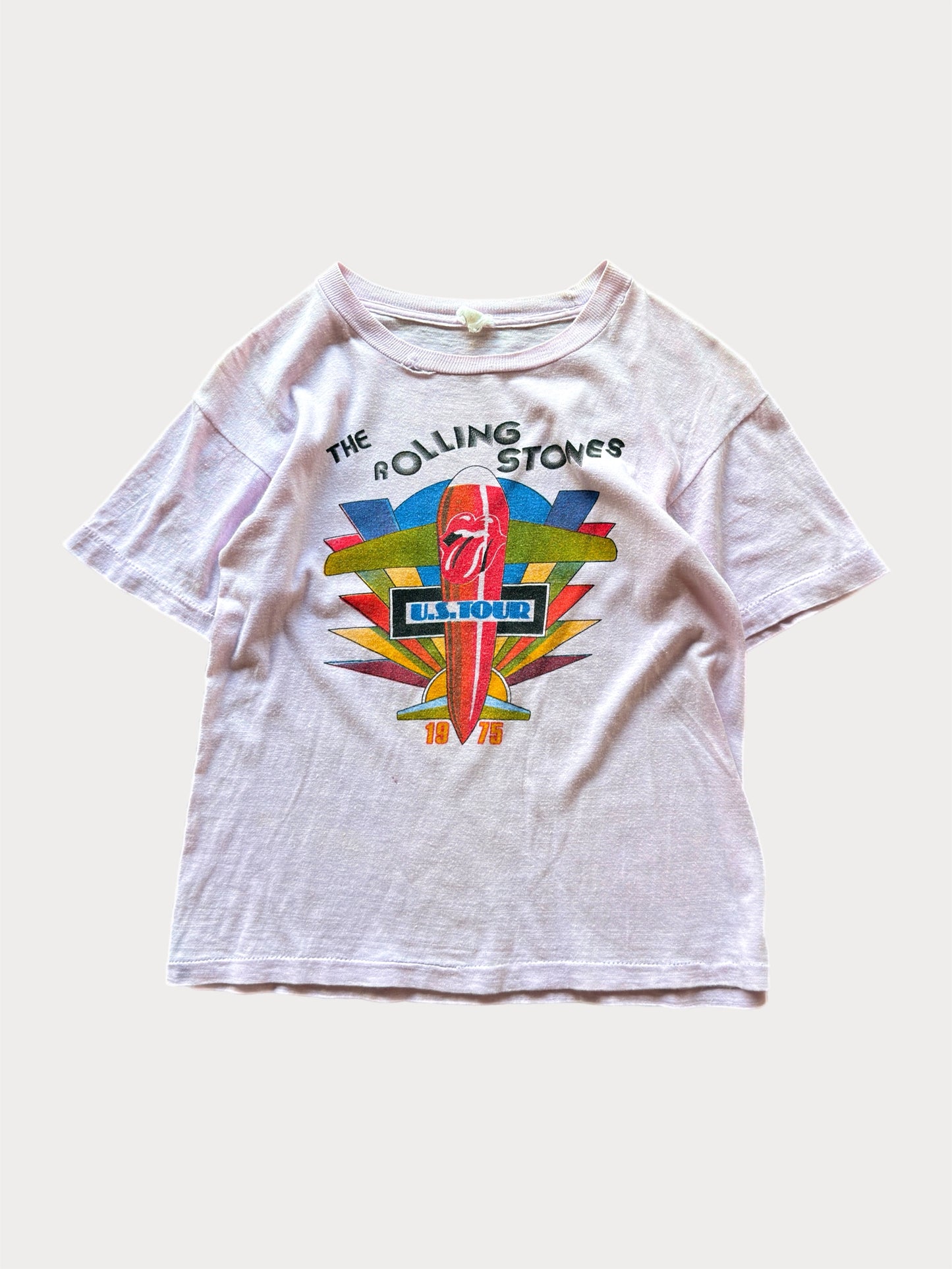 1975 The Rolling Stones Tour tee