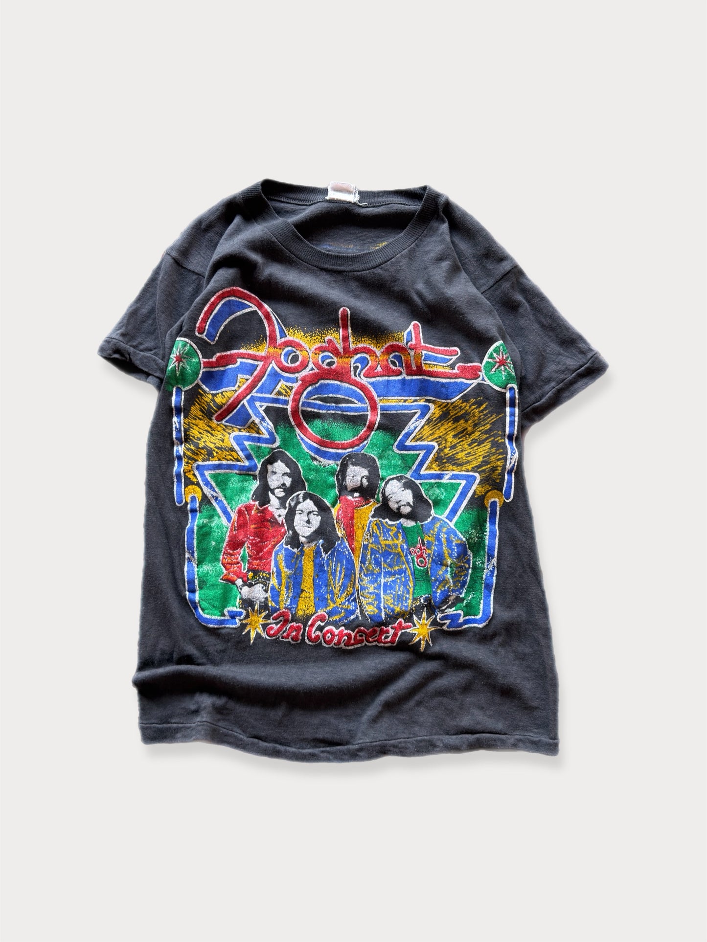 1980s Foghat Pat Travers Parking Lot tee