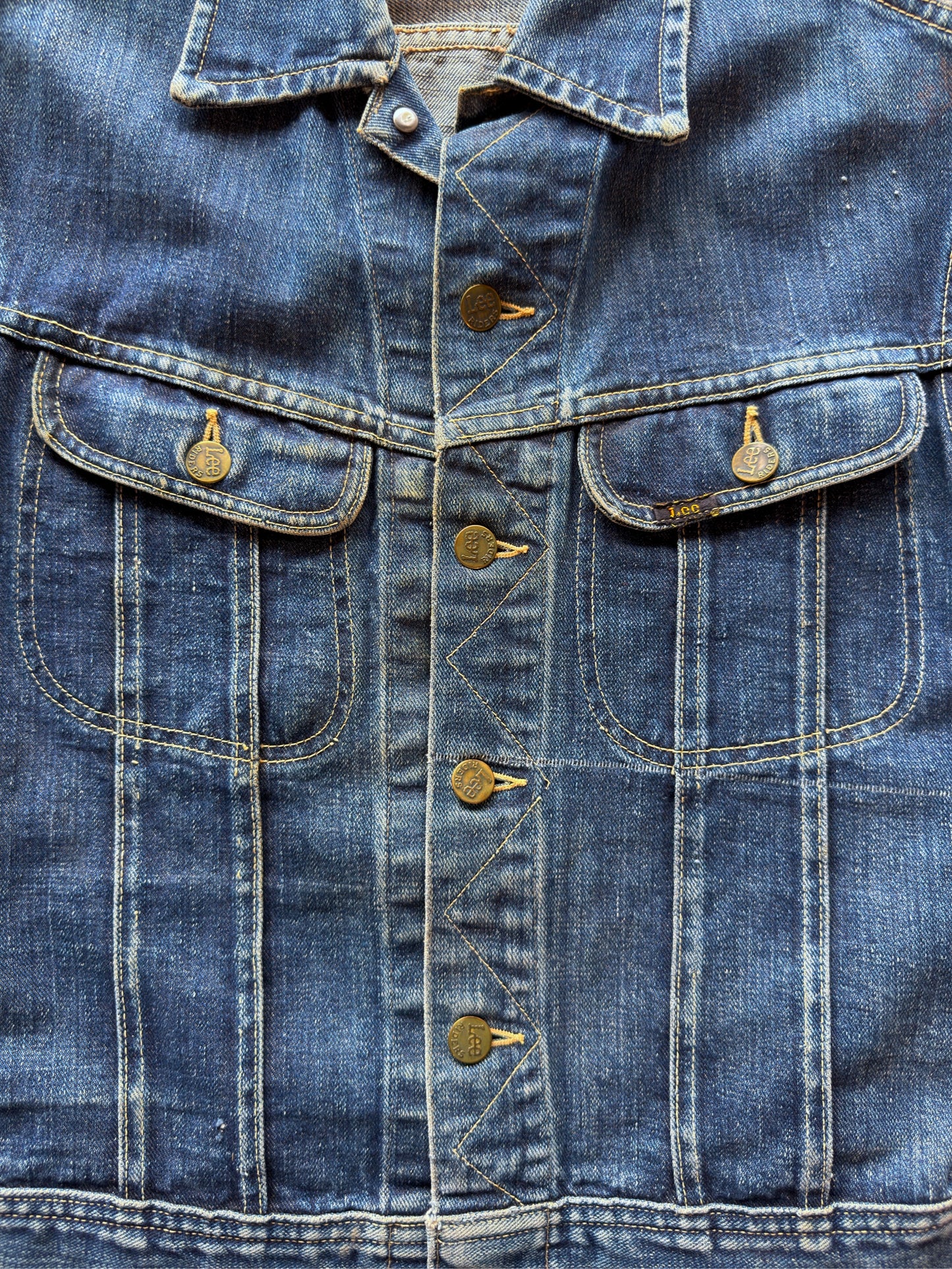 1950s/60s Lee 101-J Cut Off Denim Vest