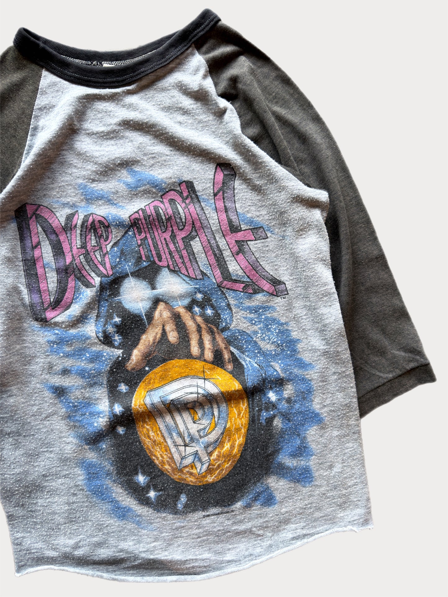 1985 Deep Purple Perfect Strangers Raglan tee